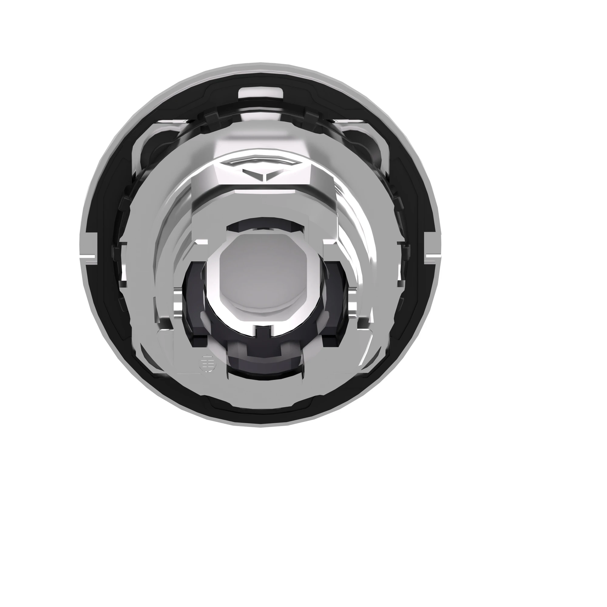 Schneider Electric ZB4FH53 Illuminated pushbutton, front element, Harmony XB4F, metal, 30mm, orange, protruding, for universal LED, latching (img_002)