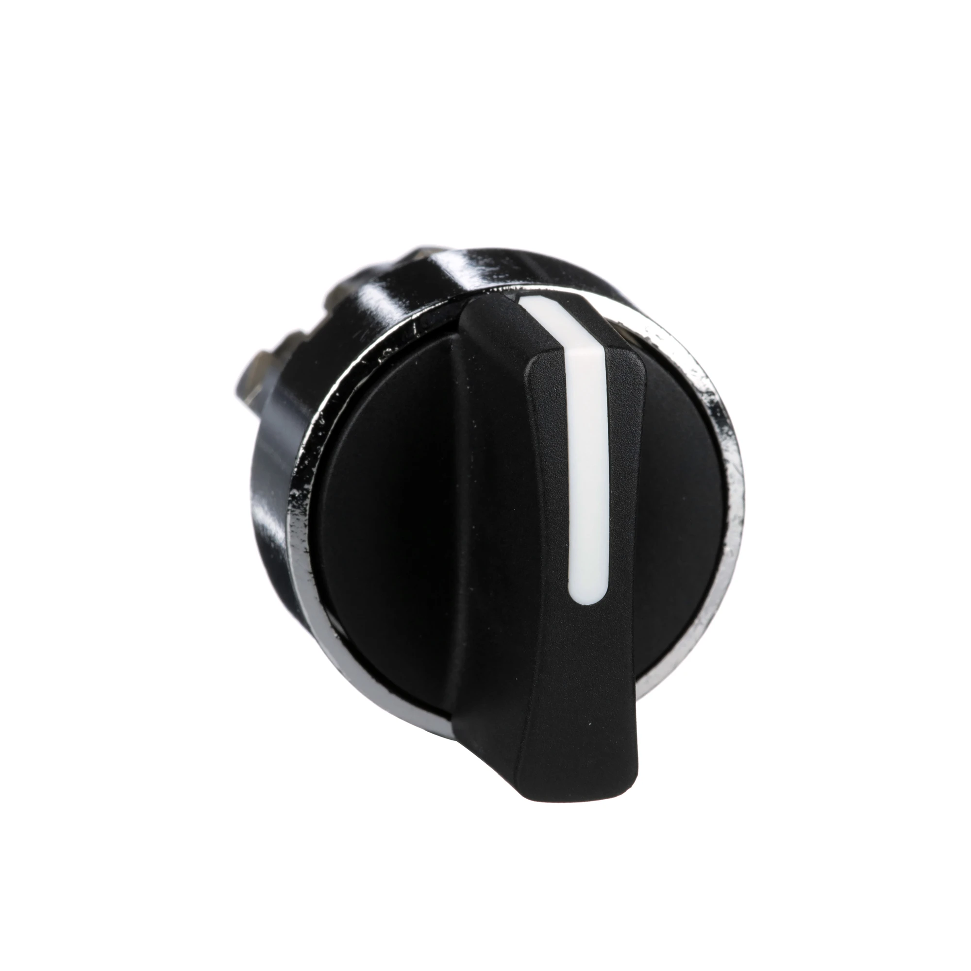Schneider Electric ZB4BD2 Selector switch, front element, Harmony XB4, metal, 22mm, black, 2 positions, latching (img_001)