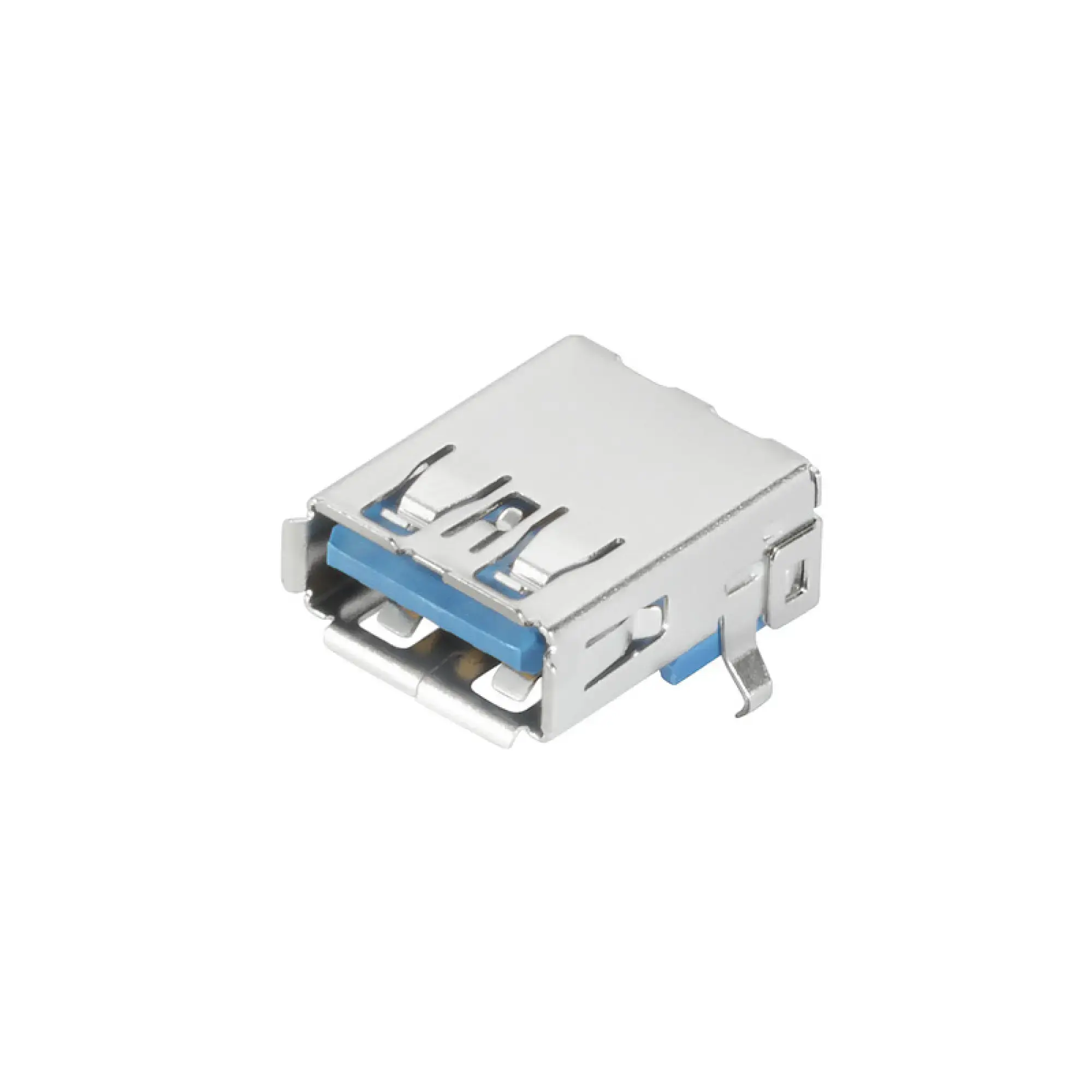 Weidmüller 2563550000 PCB connector USB jack, female header, Type A, 5 Gbps , THT solder connection, 30...80 µ" Ni / ≥ 30 µ" Au , Tray (manual assembly) (img_001)