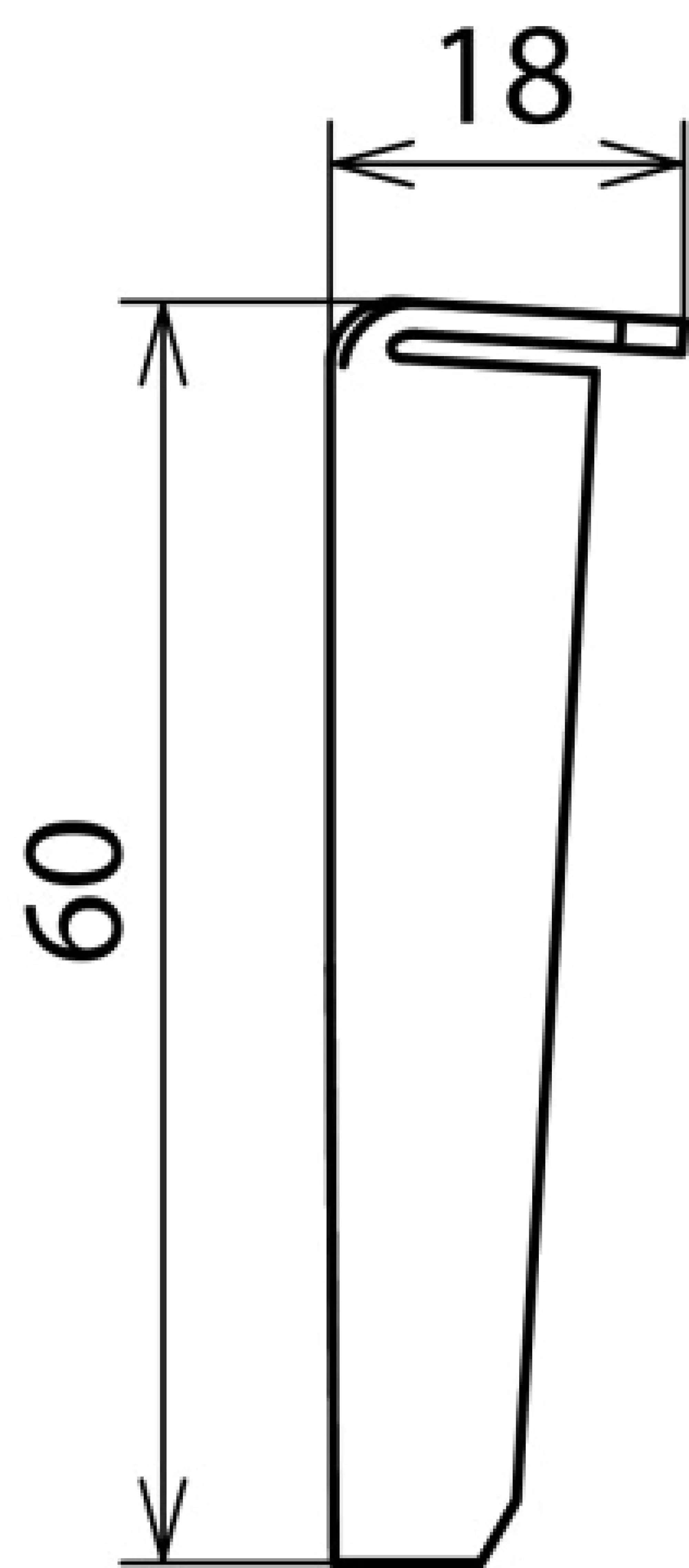 Dehn 102019 Wedge 60x24x1.5mm StSt for concrete base (img_004)
