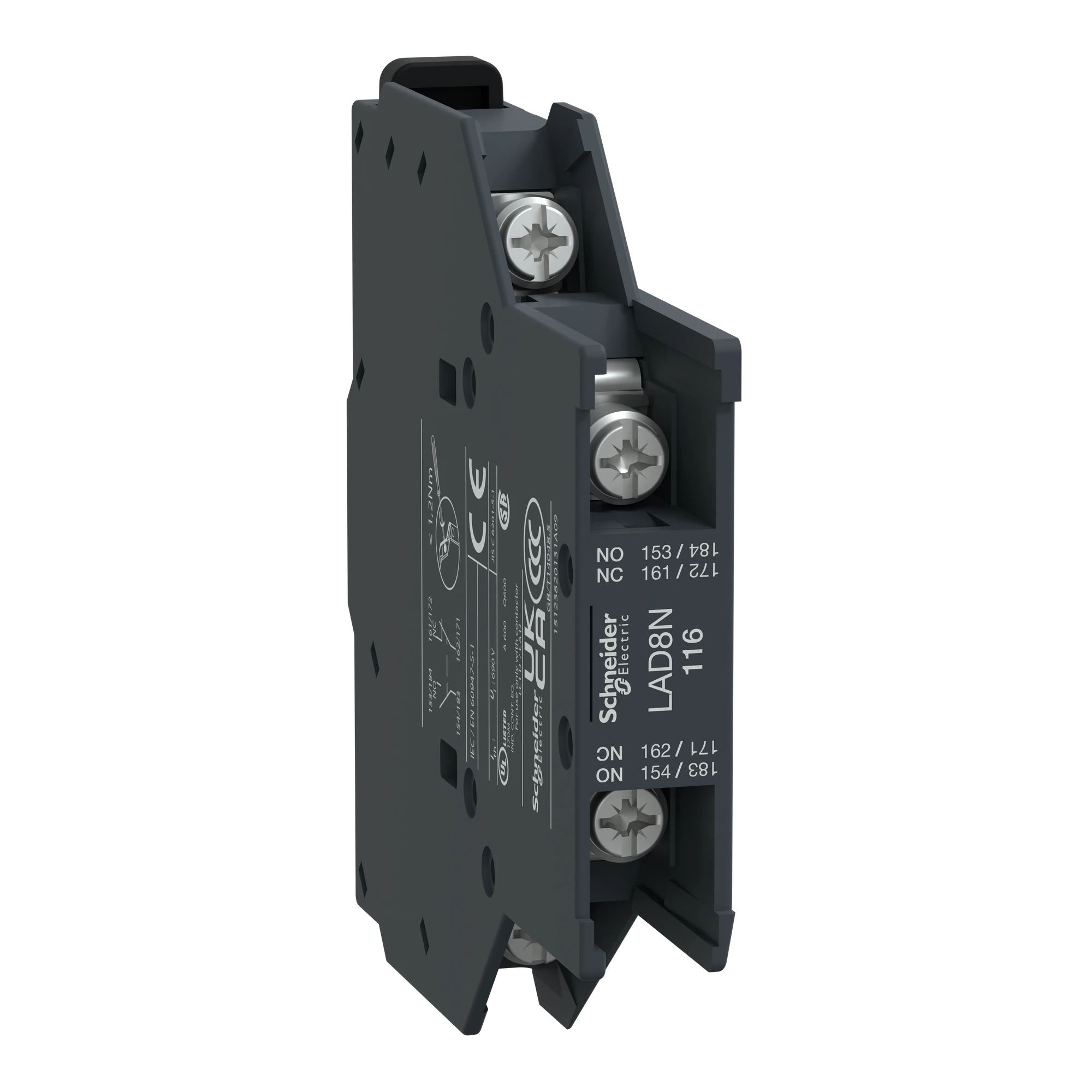 Schneider Electric LAD8N116 Auxiliary contact block, 1NO+1NC (img_001)