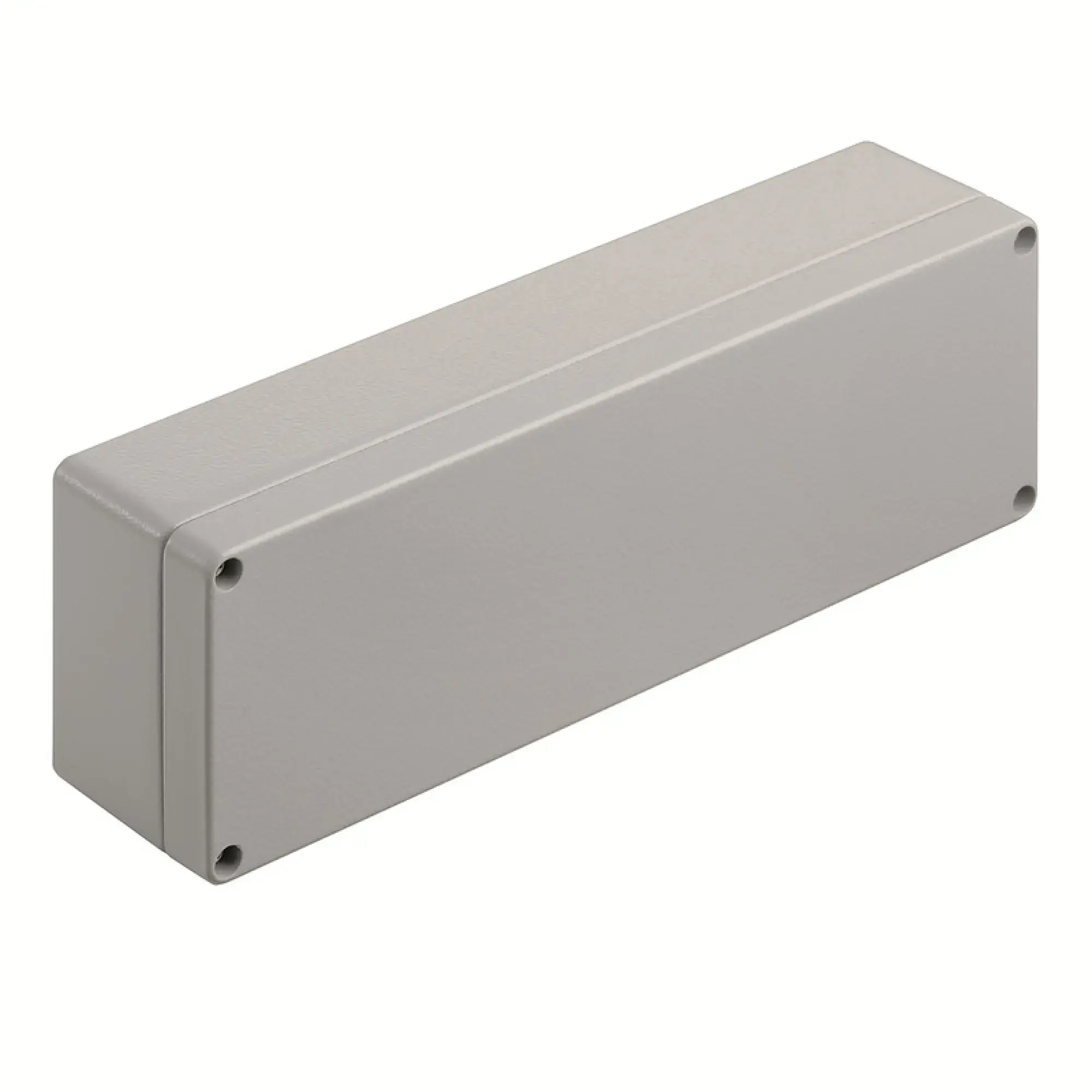 Weidmüller 1937810000 Metal housing, Width: 250 mm, Height: 80 mm, Depth: 55 mm, Powder-coated, textured, Flange plate: No, M4 torx stainless steel screws with slot (img_001)