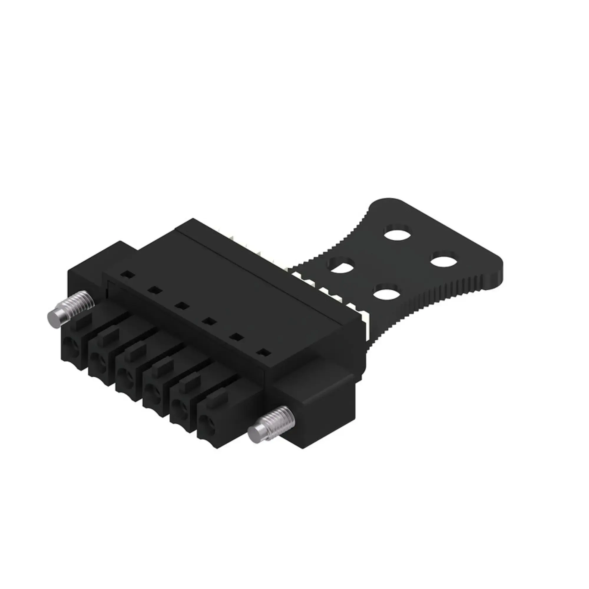 Weidmüller 1231360000 PCB connector (wire connection), 160 V, 17.5 A, Pitch in mm: 3.81, 1.5 mm², Number of poles: 6, PUSH IN with actuator, Box (img_001)