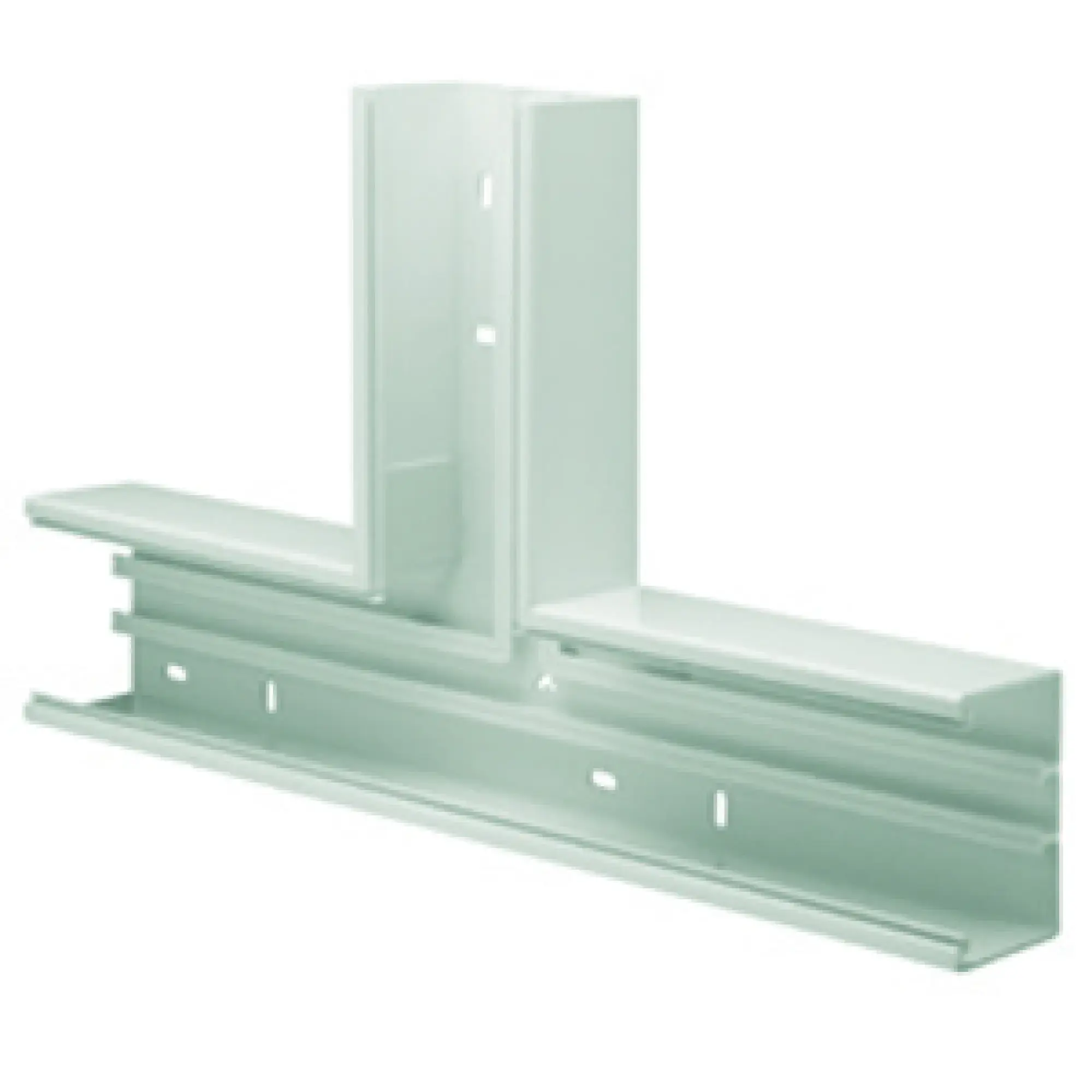 GEWISS NP52232 BR-PVC - DEVICE-MOUNTING AND SILL TYPE TRUNKING - T-JUNCTION - 100X70 - WHITE RAL9010 (img_002)