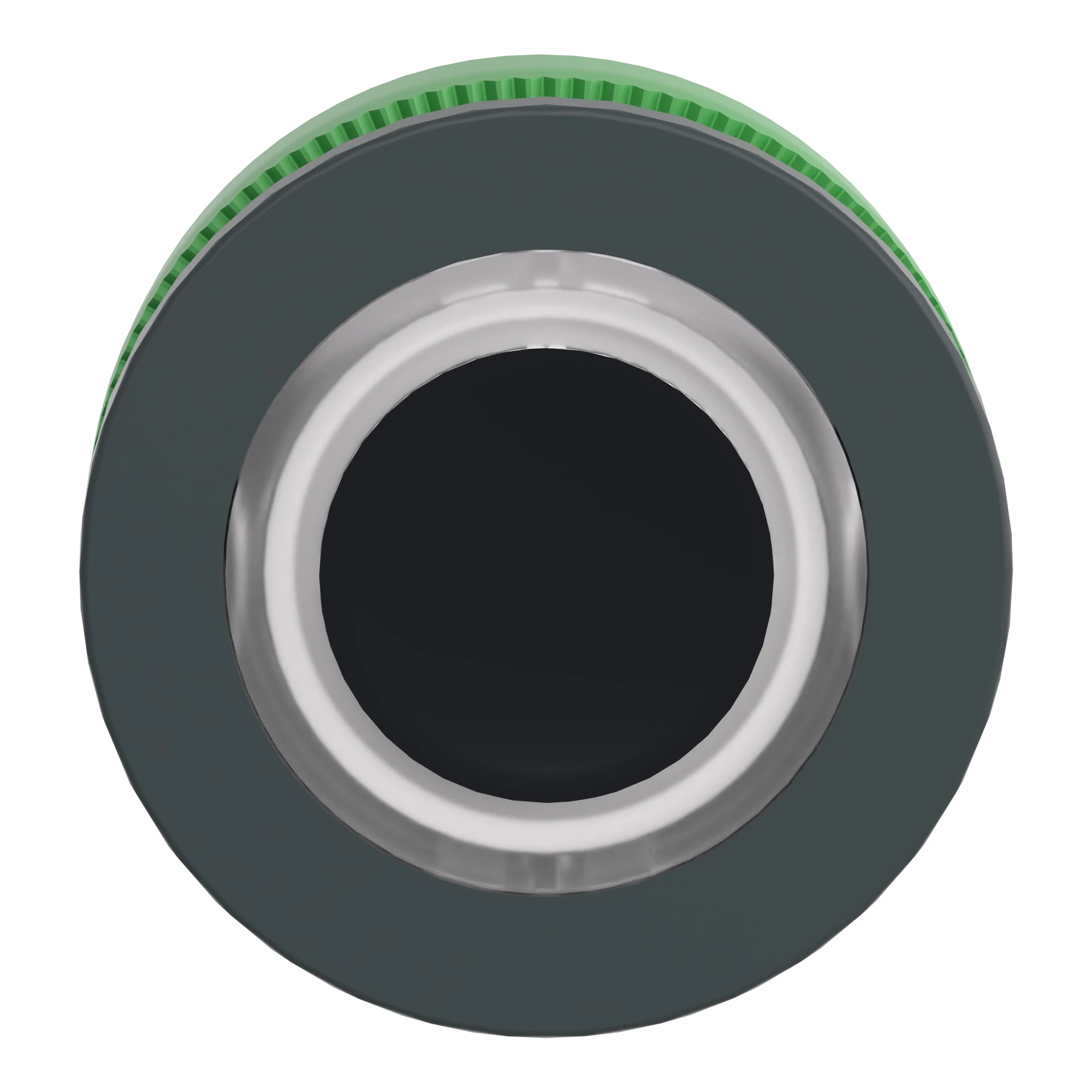 Schneider Electric ZB5FW913 Illuminated pushbutton, front element, Harmony XB5F, plastic, 30mm, white, for universal LED, illuminated ring (img_004)