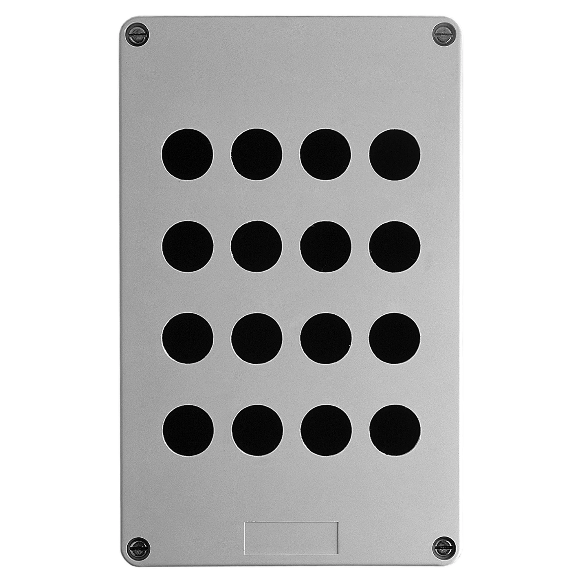 Schneider Electric XAPA4116 Empty enclosure, XAP-A, plastic, 16 holes in 4 rows (img_001) Schneider Electric XAPA4116 Empty enclosure, XAP-A, plastic, 16 holes in 4 rows (img_001)