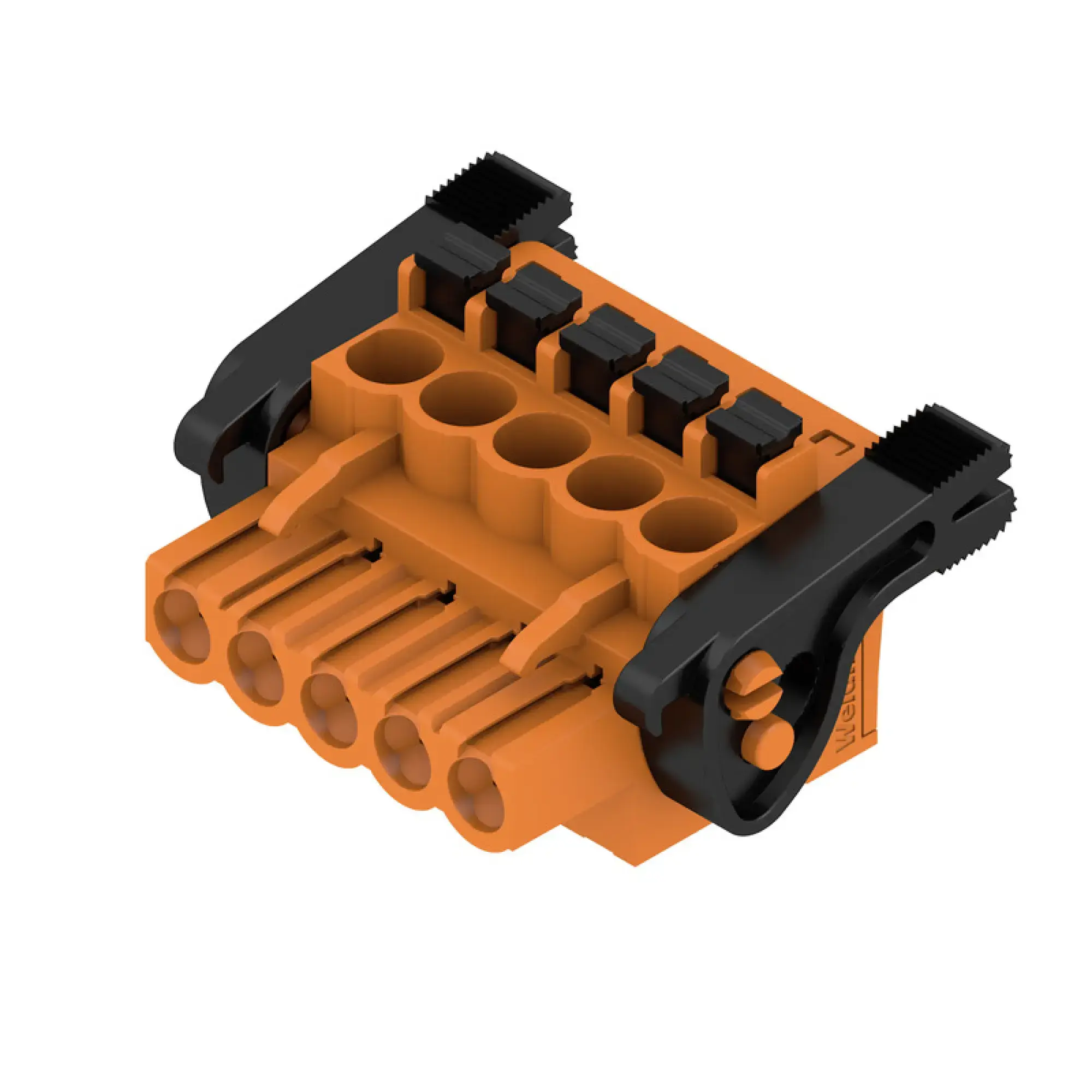 Weidmüller 1980900000 PCB connector (wire connection), 320 V, 24 A, Pitch in mm: 5.00, 3.31 mm², Number of poles: 5, PUSH IN with actuator, Box (img_001) Weidmüller 1980900000 PCB connector (wire connection), 320 V, 24 A, Pitch in mm: 5.00, 3.31 mm², Number of poles: 5, PUSH IN with actuator, Box (img_001)