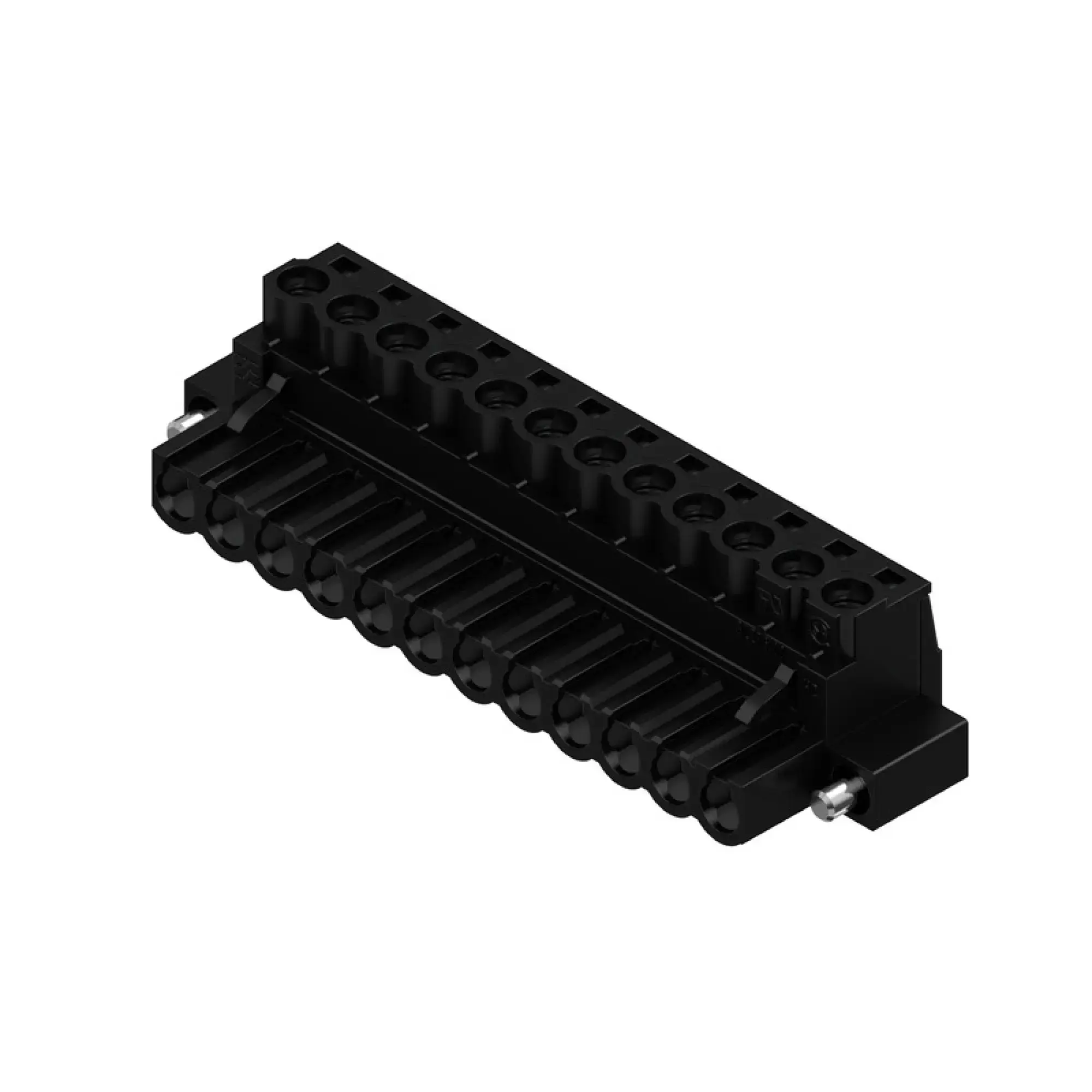 Weidmüller 1955930000 PCB connector (wire connection), 320 V, 23 A, Pitch in mm: 5.00, 4 mm², Number of poles: 12, Clamping yoke connection, Box (img_001)