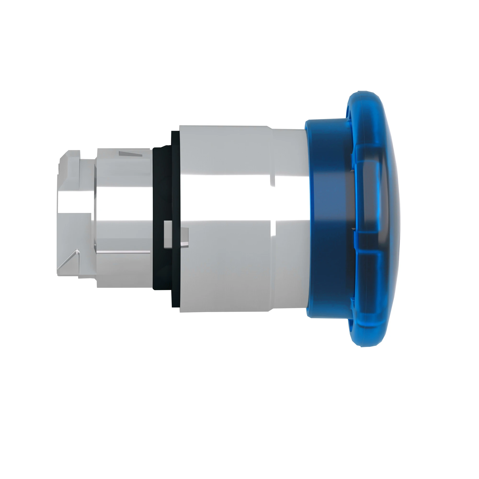 Schneider Electric ZB4BW663 Mushroom push button, front element, Harmony XB4, metal, 22mm, illuminated, blue, pull release, for universal LED (img_005)