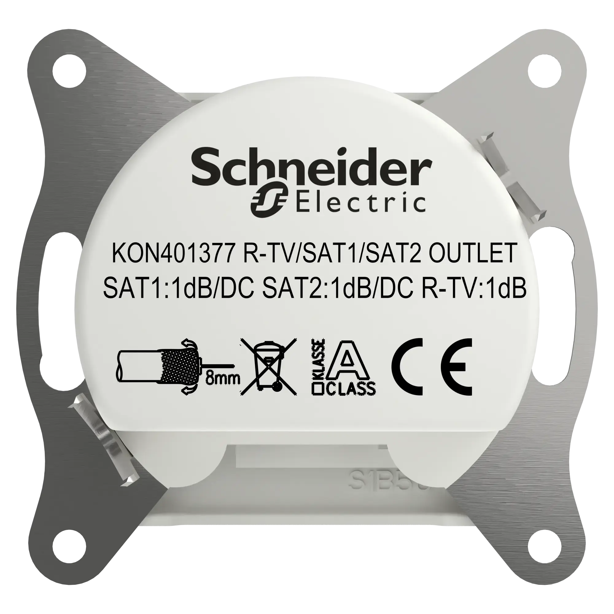 Schneider Electric EPH3670121D TV-SAT-SAT Terminal Socket 1dB flush-mounted, white, Asfora (img_004) Schneider Electric EPH3670121D TV-SAT-SAT Terminal Socket 1dB flush-mounted, white, Asfora (img_004)