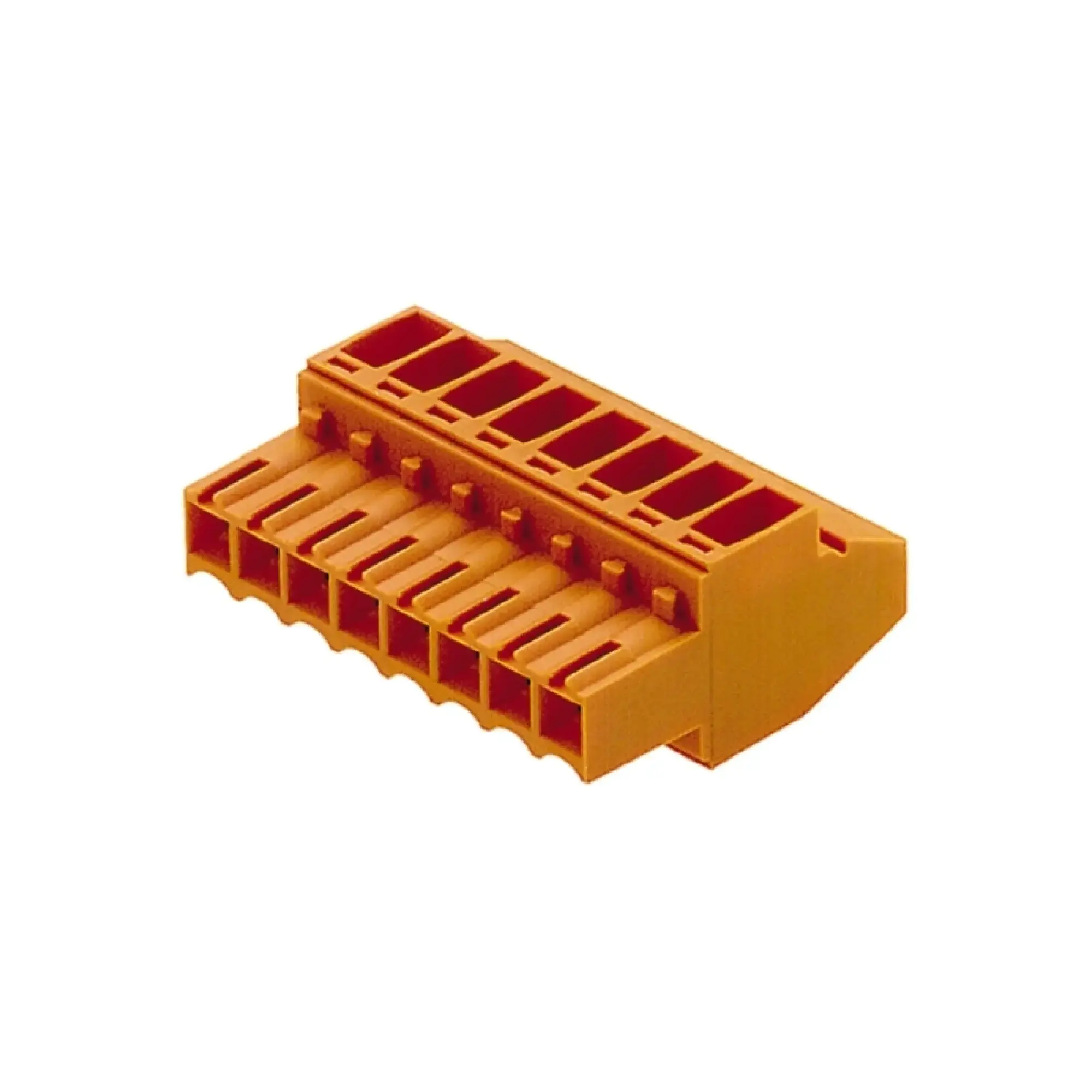 Weidmüller 1638610000 PCB connector (wire connection), 160 V, 12 A, Pitch in mm: 3.50, 1.5 mm², Number of poles: 8, Clamping yoke connection, Box (img_001)