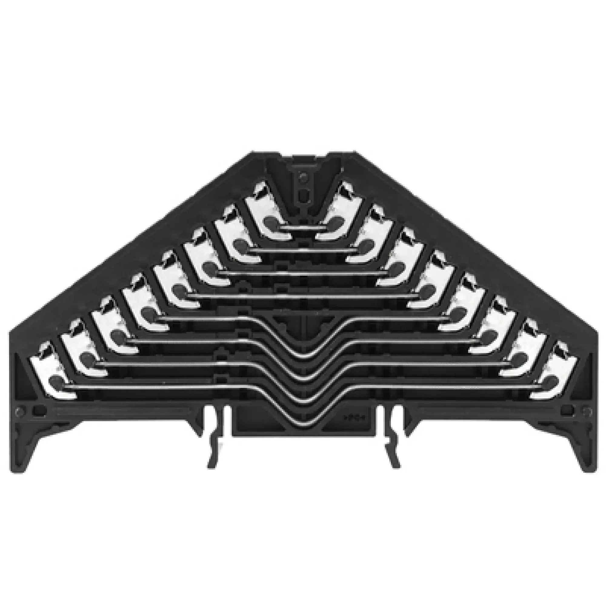 Weidmüller 1288260000 Patch distributor terminal, PUSH IN, black, 1.5 mm², 8 A, 250 V, Number of connections: 32, Number of levels: 8, TS 35 x 7.5, V-0, Polycarbonate (img_001) Weidmüller 1288260000 Patch distributor terminal, PUSH IN, black, 1.5 mm², 8 A, 250 V, Number of connections: 32, Number of levels: 8, TS 35 x 7.5, V-0, Polycarbonate (img_001)