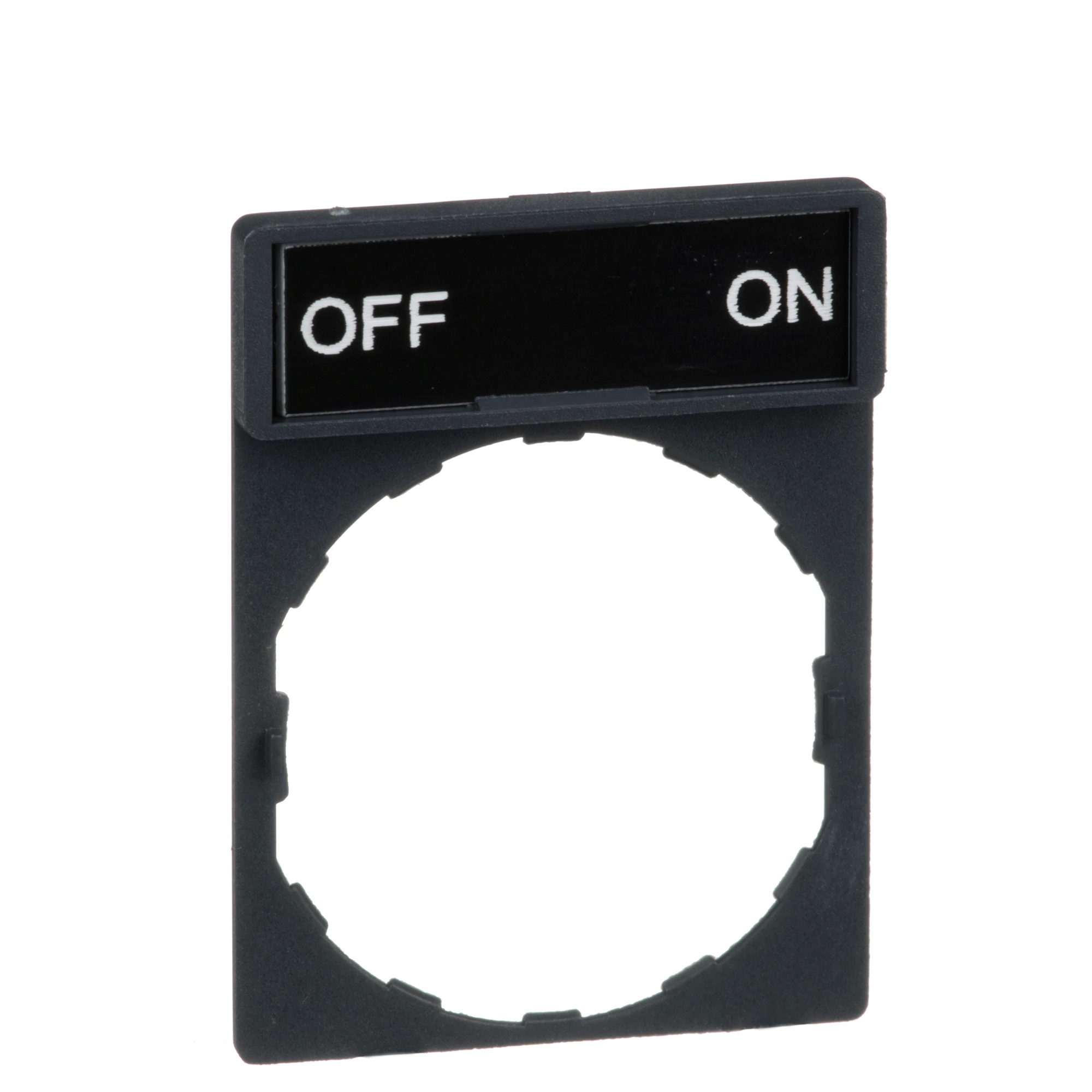 Schneider Electric ZBY2367 Label holder 30x40mm, for Ø 22 devices, w. label OFF-ON (img_004) Schneider Electric ZBY2367 Label holder 30x40mm, for Ø 22 devices, w. label OFF-ON (img_004)