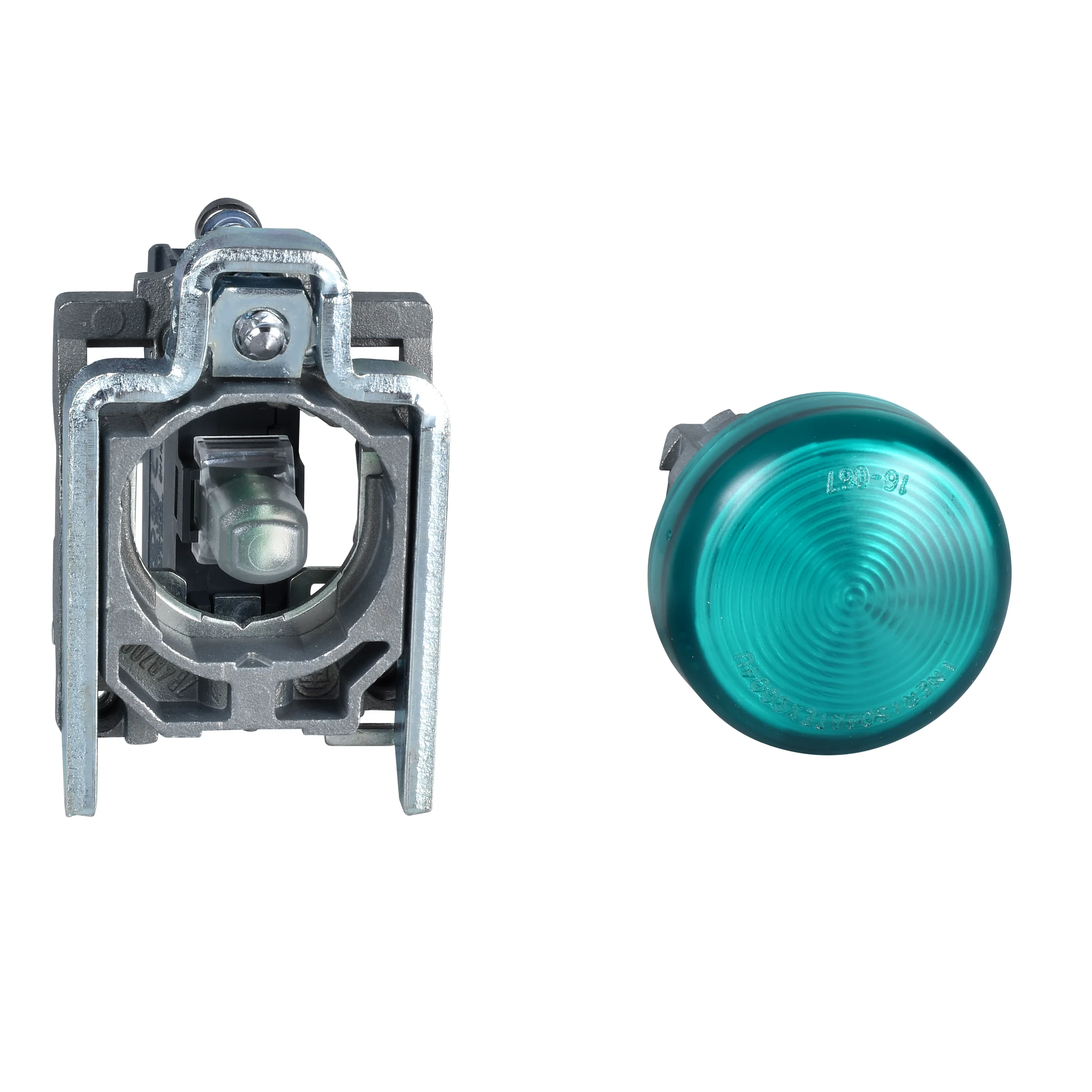 Schneider Electric XB4BVB3EX Indicator light, green, +LED 24V AC/DC, ATEX (img_001)