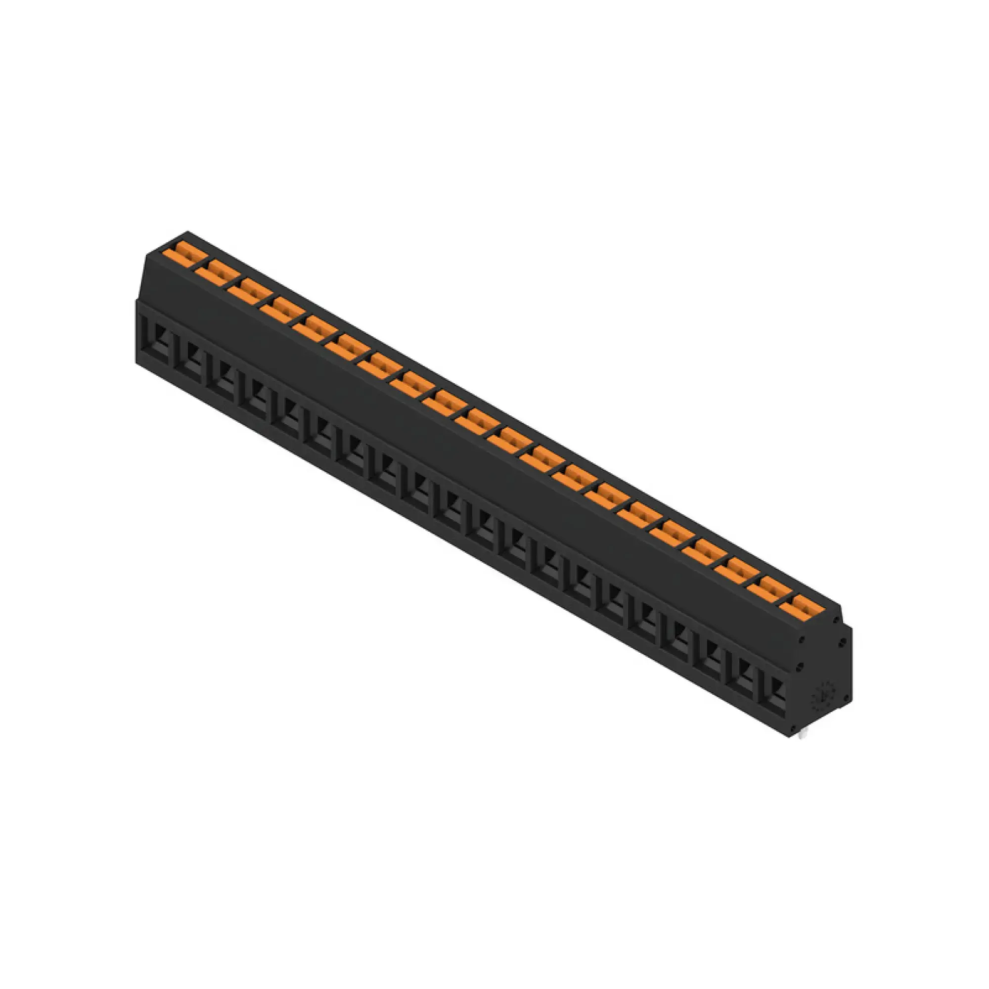 Weidmüller 2787520000 PCB terminal, 350 V, 24 A, Pitch in mm: 5.00, 2.5 mm², Number of poles: 20, PUSH IN with actuator, THT solder connection, 90°, Box (img_001)