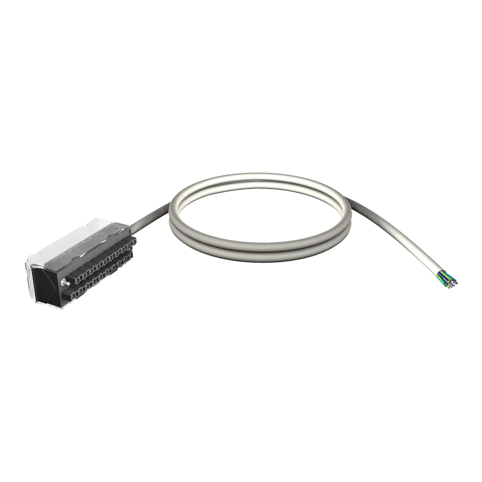 Schneider Electric BMXFTW301S Shielded cable assembly, 20-way terminal, one end loose cable - for M340 I/O, 3m (img_002) Schneider Electric BMXFTW301S Shielded cable assembly, 20-way terminal, one end loose cable - for M340 I/O, 3m (img_002)