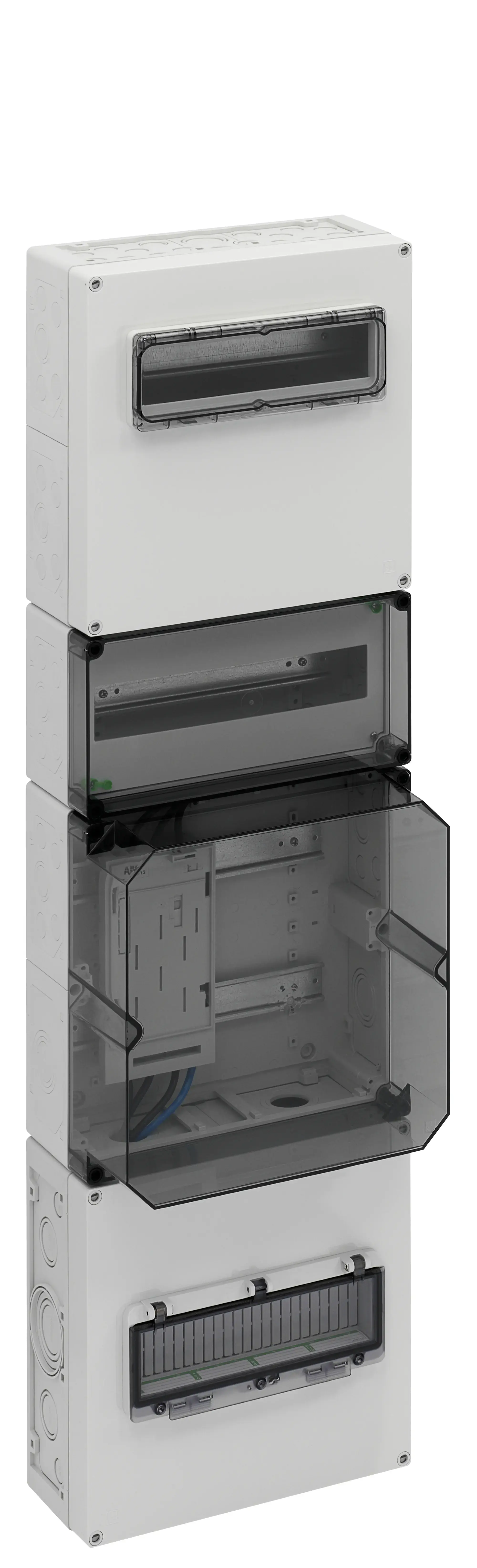 Spelsberg 75942001 Meter distribution, Type of protection IP54/IP65 , Impact strength IK08, Protection class II, Rated insulation voltage 400V AC, Halogen free (img_001)