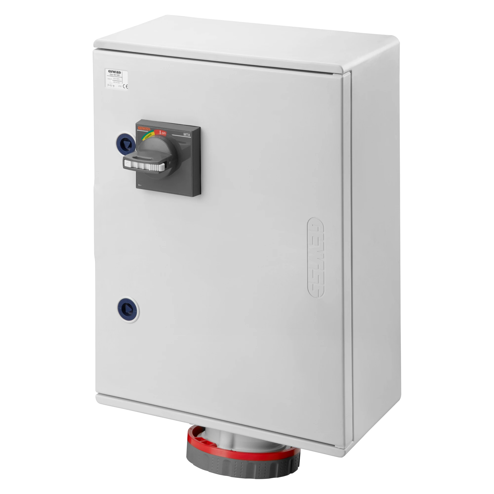 GEWISS GW66586 IEC Steckdose elektrisch schaltbar 125A/5 pol. 400V IP55 (img_001)