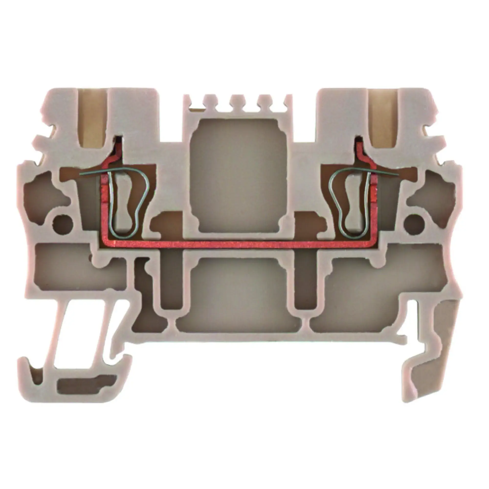 Weidmüller 1775480000 Feed-through terminal block, Tension-clamp connection, dark beige, 1.5 mm², 17.5 A, 500 V, Number of connections: 2 (img_001) Weidmüller 1775480000 Feed-through terminal block, Tension-clamp connection, dark beige, 1.5 mm², 17.5 A, 500 V, Number of connections: 2 (img_001)