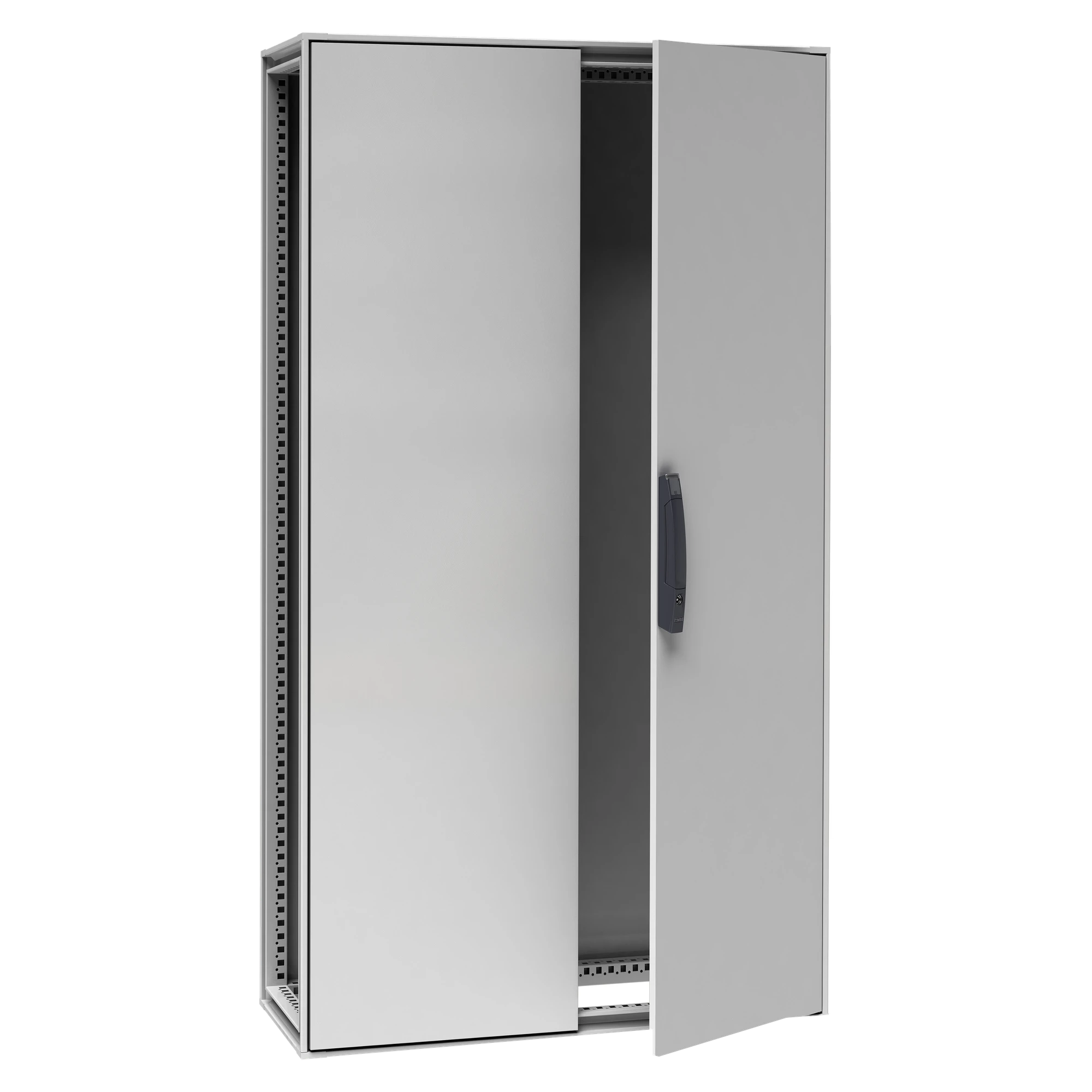 Schneider Electric NSYSF2012402D Steel enclosure floor standing Spacial SF without MP, fully assembled, 2000x1200x400mm, 2 doors (img_001)