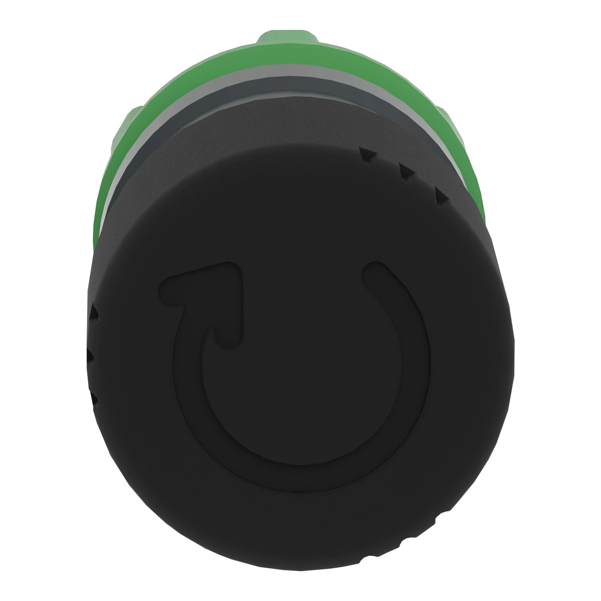 Schneider Electric ZB5AS42 Mushroom pushbutton, front element, Harmony XB5, plastic, 22mm, black, mushroom 30mm, twist release (img_004)