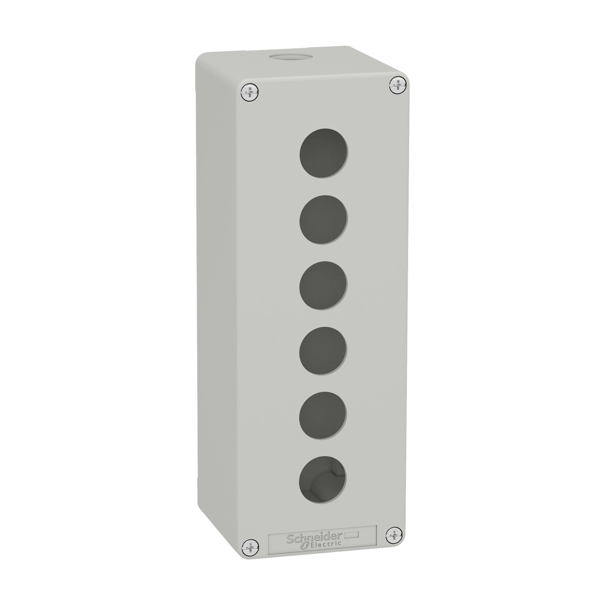 Schneider Electric XAPD4506 Empty enclosure XAP, metal, gray, for 6x22mm buttons, 80x220x77, M25 (img_001) Schneider Electric XAPD4506 Empty enclosure XAP, metal, gray, for 6x22mm buttons, 80x220x77, M25 (img_001)