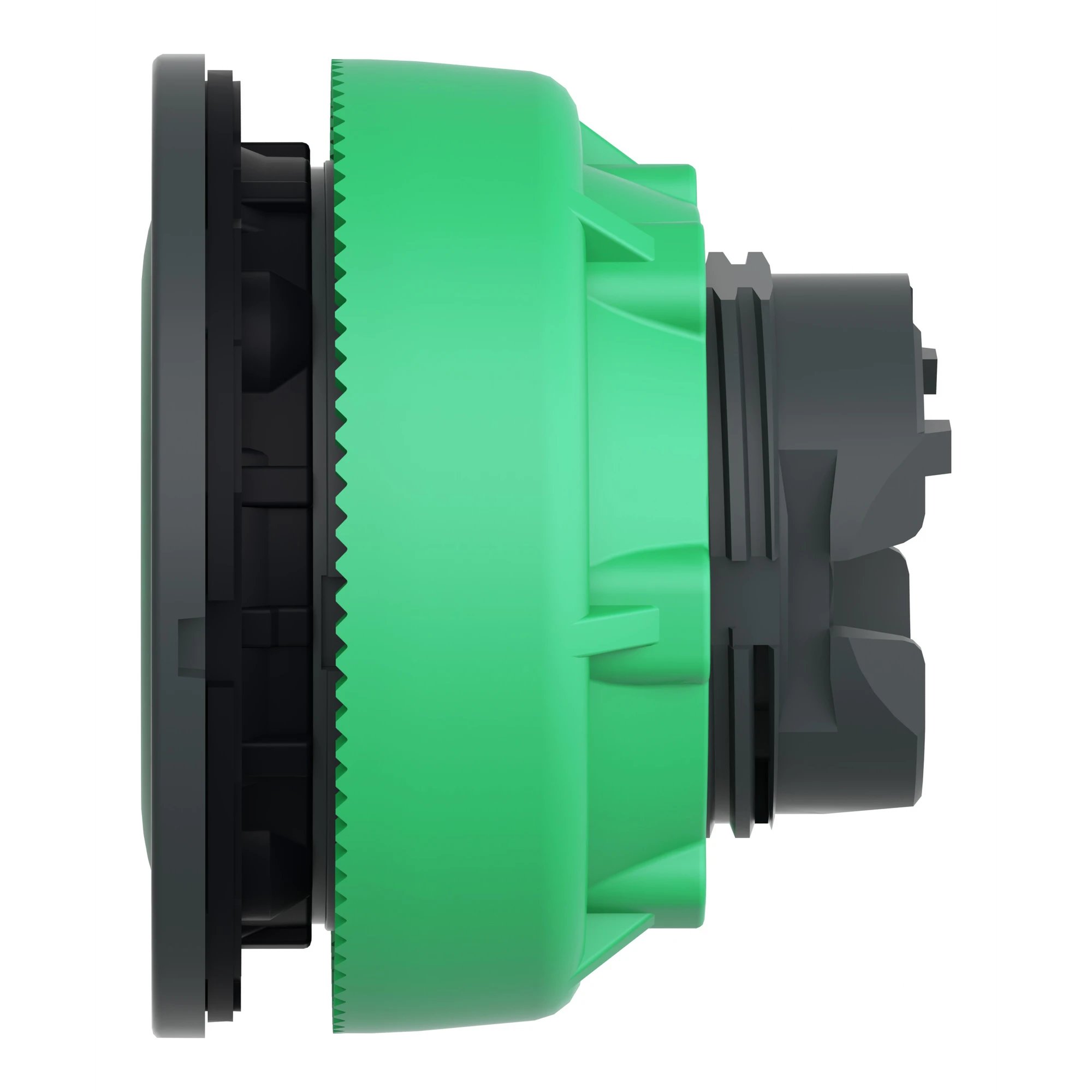 Schneider Electric ZB5FW933 Illuminated Push Button, Front Element, Harmony XB5F, Plastic, 30mm, Green, for Universal LED, Illuminated Ring (img_004)