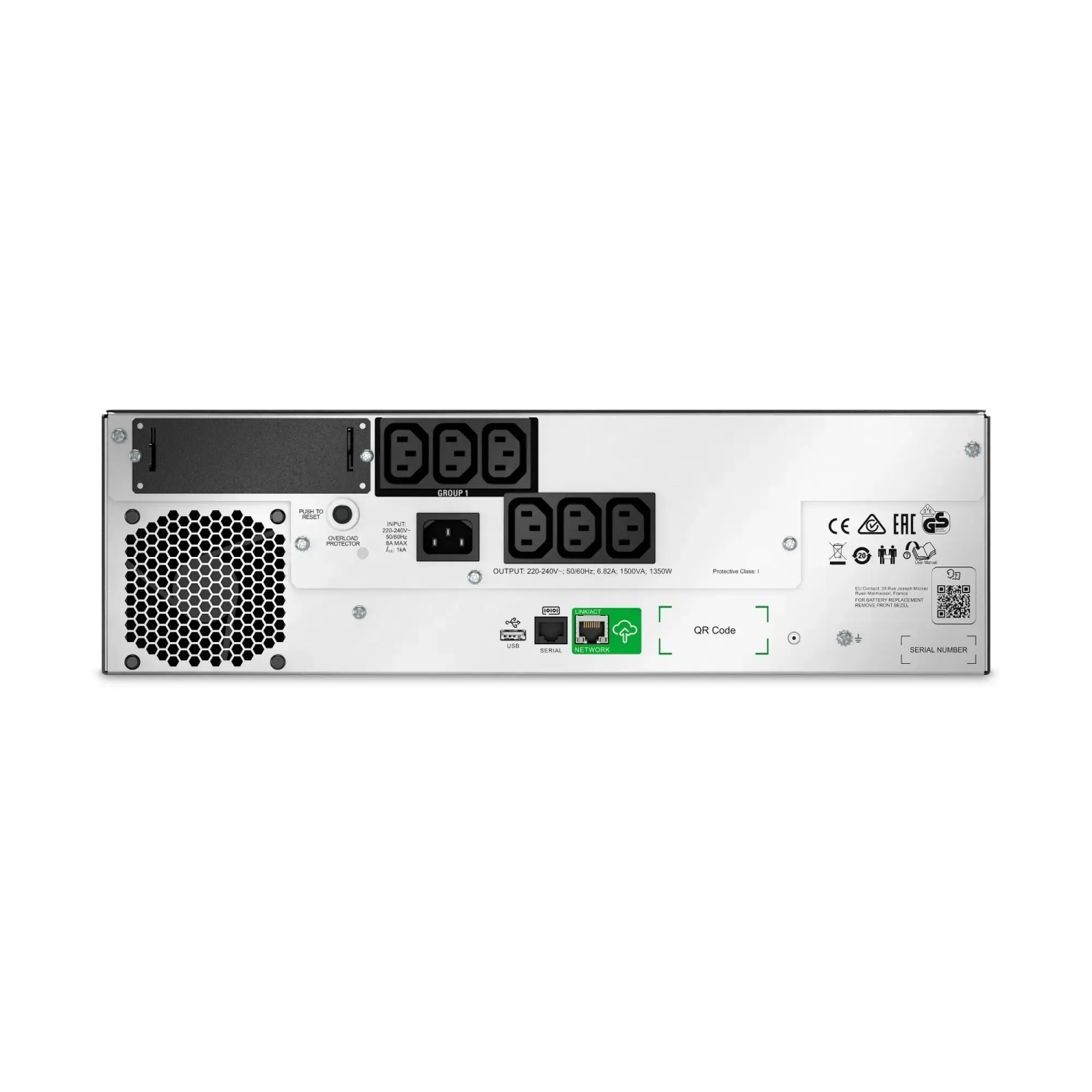 APC SMTL1500RMI3UC Smart-UPS, Line Interactive, 1500VA, Lithium-ion, Rackmontage 3HE, 230V, 6 IEC C13-Ausgänge, SmartConnect Port+SmartSlot, kurz Tiefe, AVR, LCD (img_001) APC SMTL1500RMI3UC Smart-UPS, Line Interactive, 1500VA, Lithium-ion, Rackmontage 3HE, 230V, 6 IEC C13-Ausgänge, SmartConnect Port+SmartSlot, kurz Tiefe, AVR, LCD (img_001)