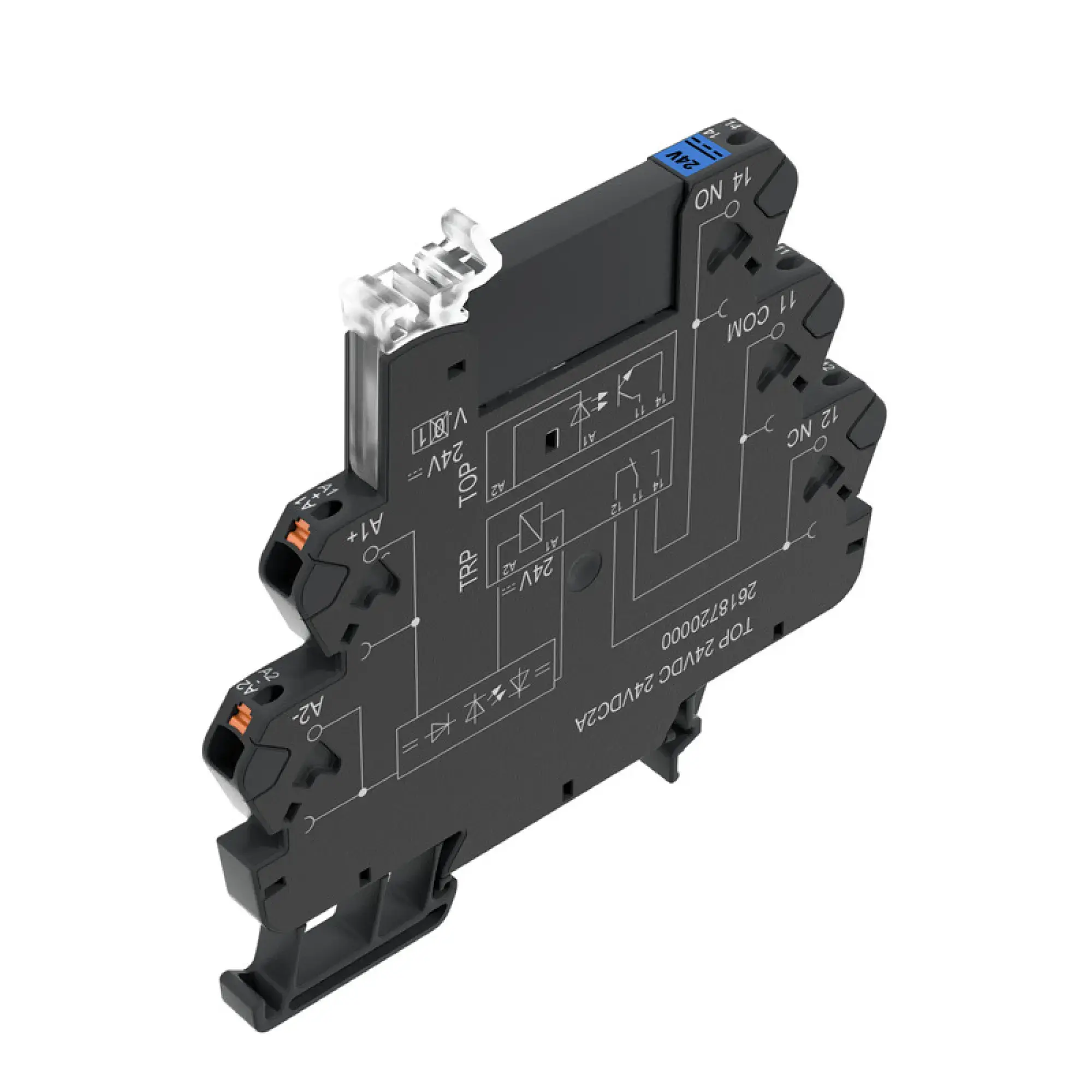 Weidmüller 2618820000 Solid-state relay, 12 V DC ±20 %, Free-wheeling diode, Reverse polarity protection, 3...33 V DC, 2 A, PUSH IN (img_001) Weidmüller 2618820000 Solid-state relay, 12 V DC ±20 %, Free-wheeling diode, Reverse polarity protection, 3...33 V DC, 2 A, PUSH IN (img_001)