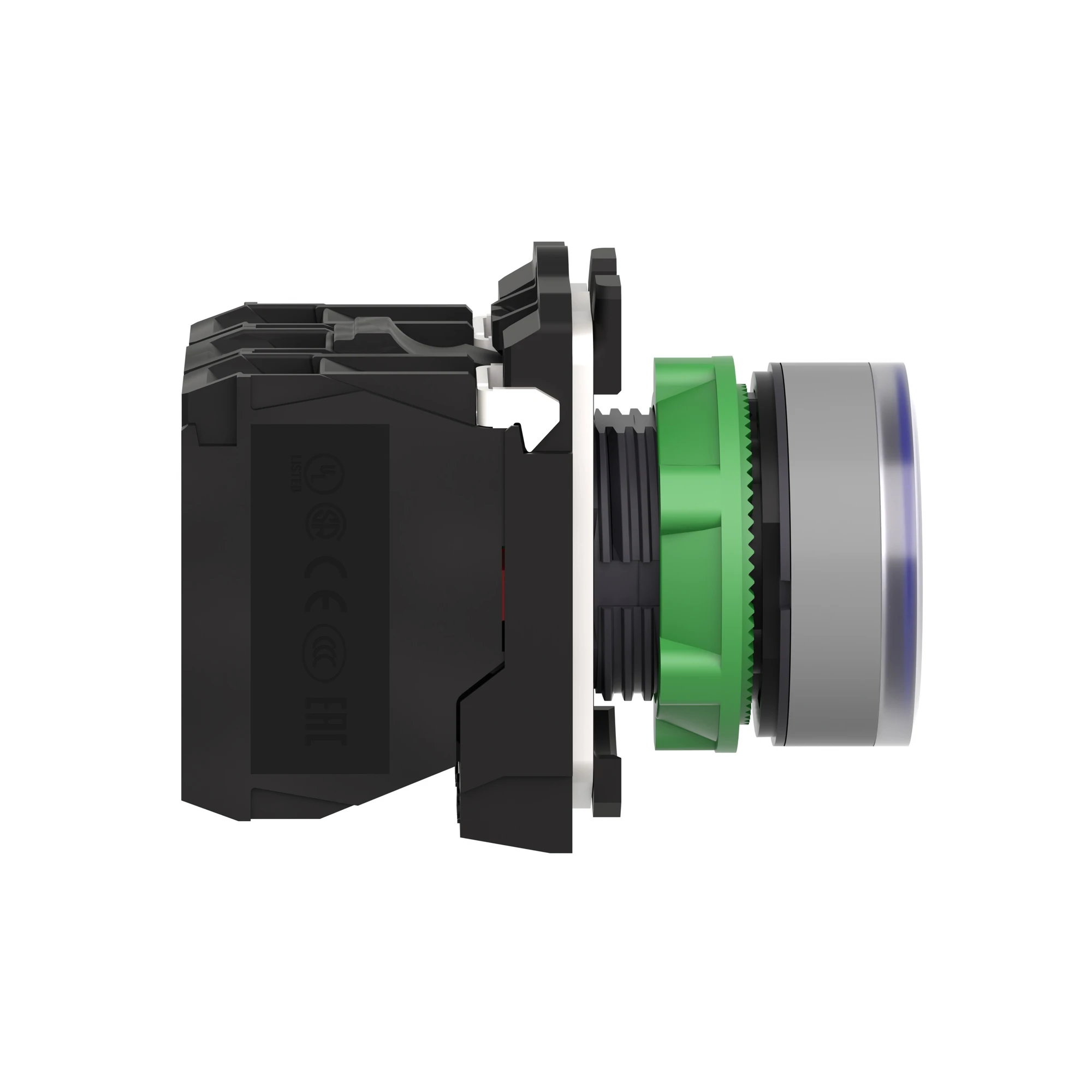 Schneider Electric XB5AW36G5C0 Illuminated Push Button, Harmony XB5, Plastic, Light Grey, Blue, 22mm, Universal LED, Smooth Dome, 1NO + 1NC, 110-120V AC (img_003) Schneider Electric XB5AW36G5C0 Illuminated Push Button, Harmony XB5, Plastic, Light Grey, Blue, 22mm, Universal LED, Smooth Dome, 1NO + 1NC, 110-120V AC (img_003)