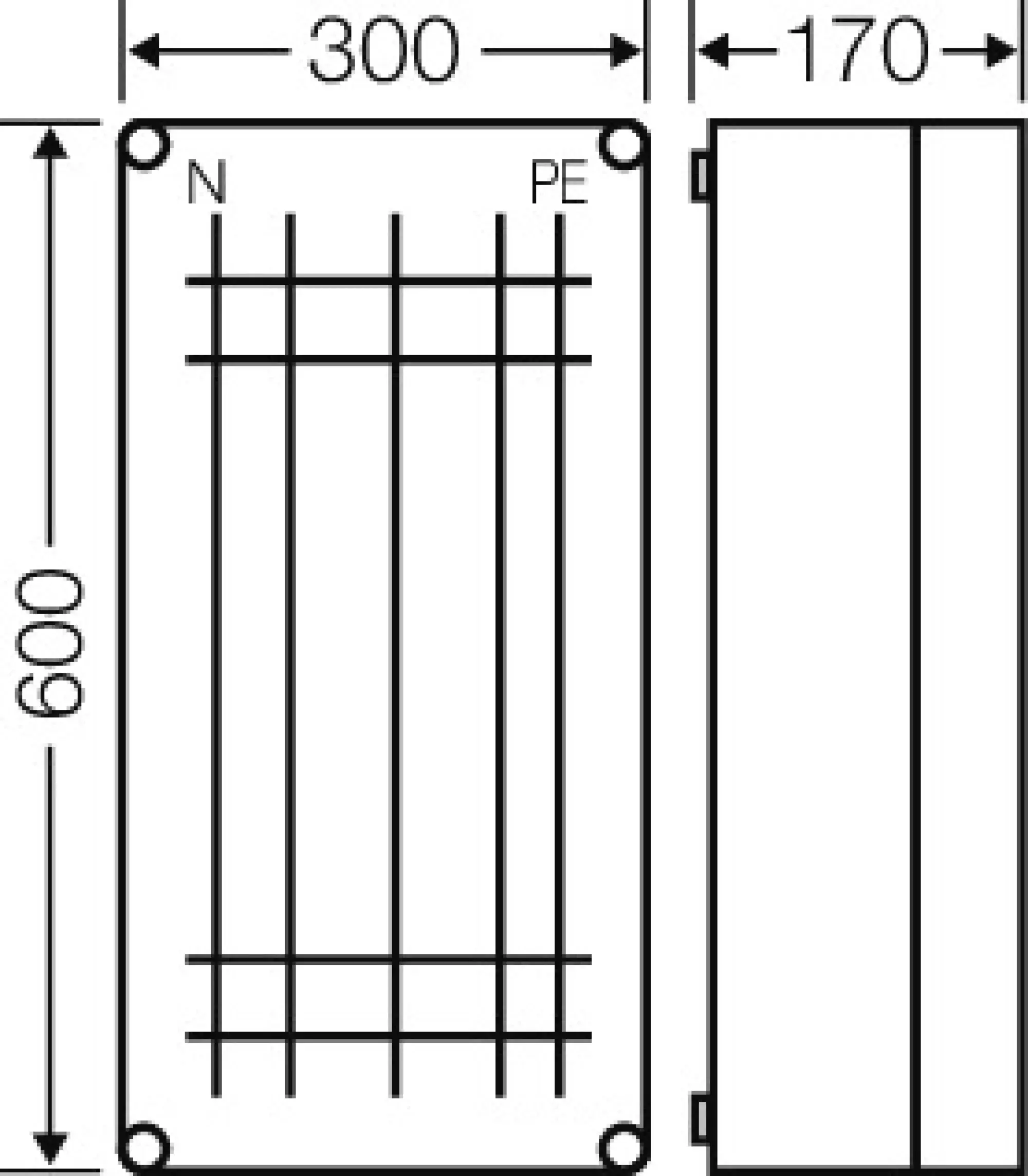 Hensel 20001385 Mi-Wandlergehäuse 600x300mm, Sammelschienen 630 A, 5polig Mi 2448 (img_002) Hensel 20001385 Mi-Wandlergehäuse 600x300mm, Sammelschienen 630 A, 5polig Mi 2448 (img_002)