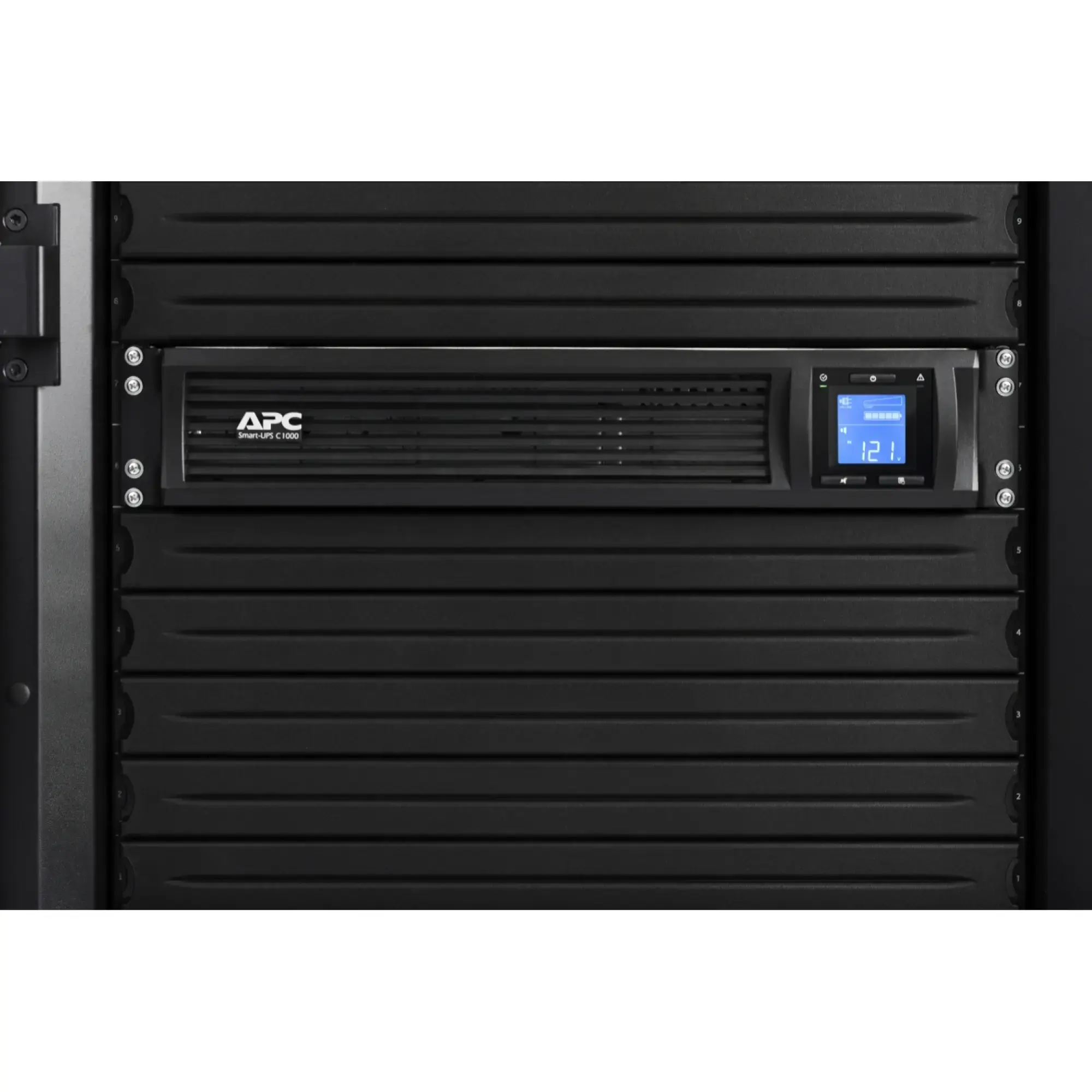 APC SMC1000I-2UC APC Smart-UPS C, Line-Interactive, 1000VA, Rackmontage 2 HE, 230V, 4x IEC C13 Ausgänge, SmartConnect, USB und serielle Kommunikation, AVR, Grafik-LCD (img_001) APC SMC1000I-2UC APC Smart-UPS C, Line-Interactive, 1000VA, Rackmontage 2 HE, 230V, 4x IEC C13 Ausgänge, SmartConnect, USB und serielle Kommunikation, AVR, Grafik-LCD (img_001)