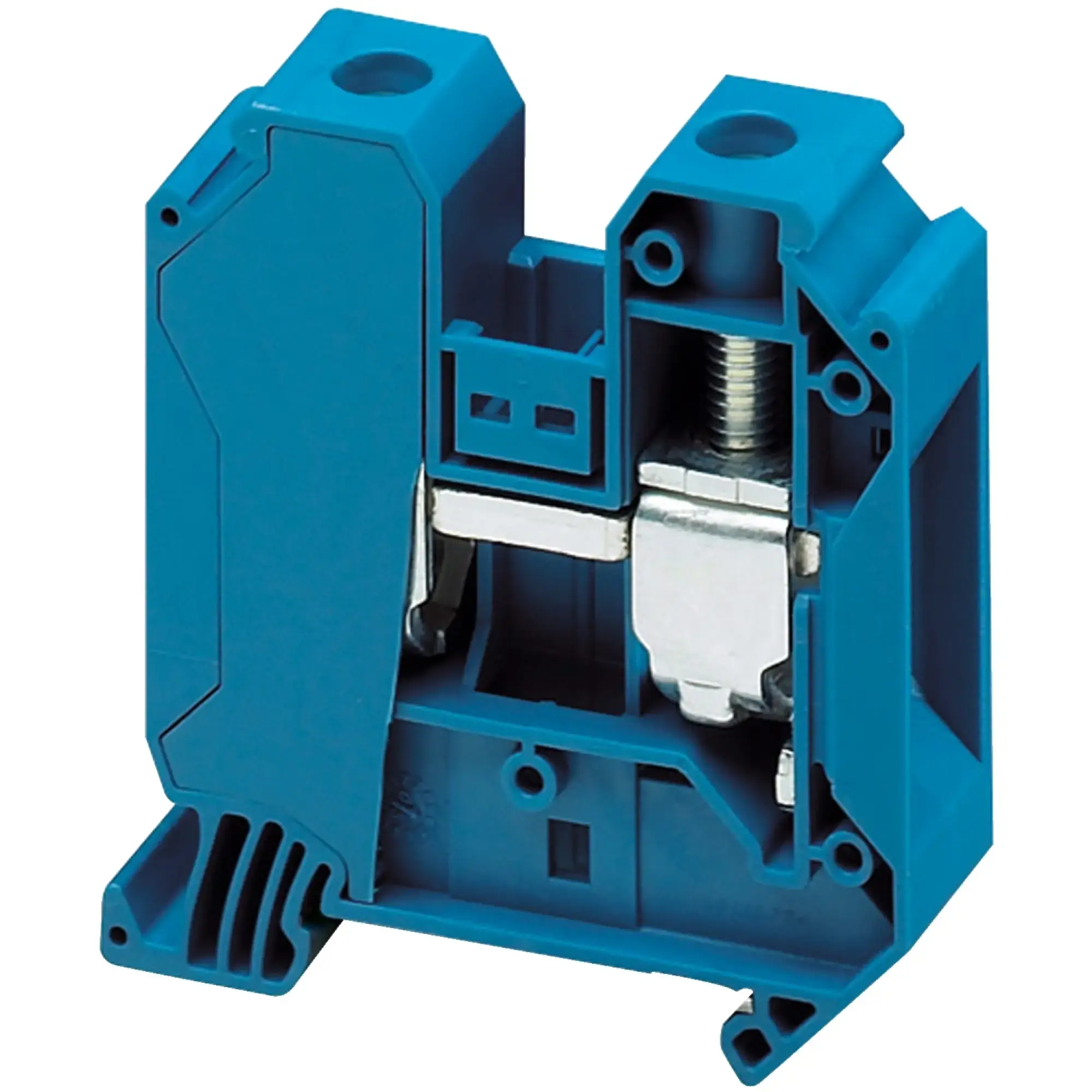 Schneider Electric NSYTRV352BL Linergy Terminal Block for Feed-through, 35mm2, 125A, 1 Level, 1x1, Screw, Blue (img_002) Schneider Electric NSYTRV352BL Linergy Terminal Block for Feed-through, 35mm2, 125A, 1 Level, 1x1, Screw, Blue (img_002)
