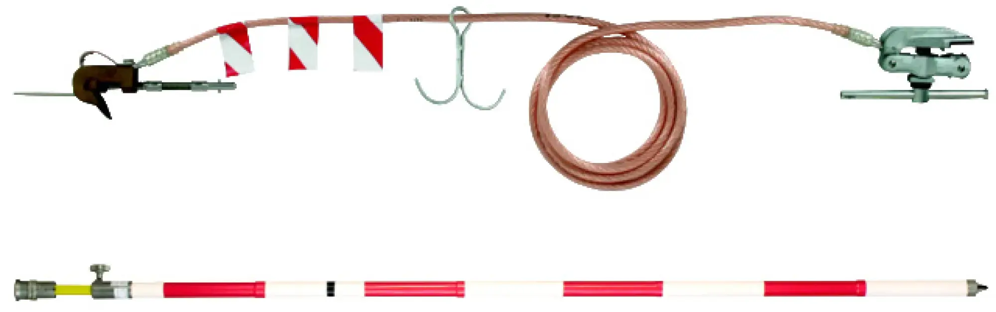 Dehn 750211 Earthing device for railways f. overhead lines (profile-free)with hook -SET- DB Mat. No. 237118 Z. No. 3 Ebgw 01.51 (img_001)