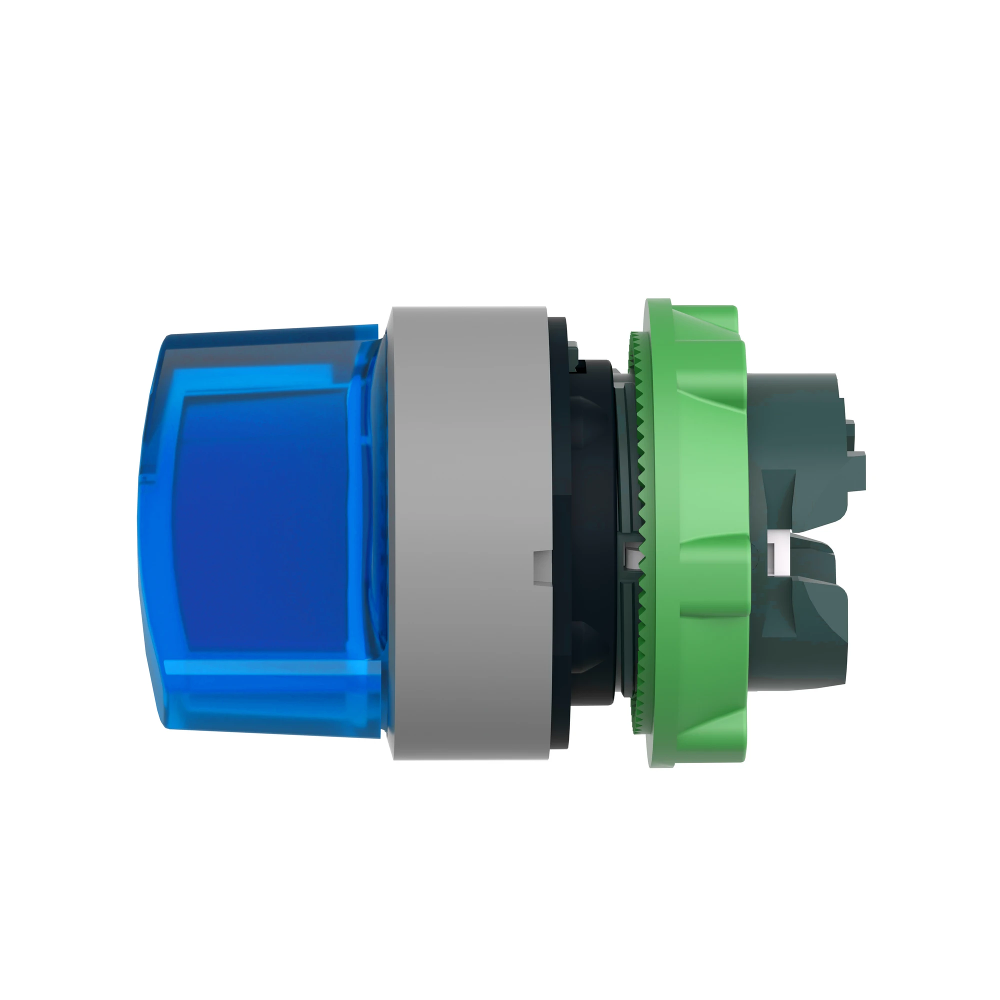 Schneider Electric ZB5AK1463C0 Illuminated Selector Switch, Front Element, Harmony XB5, Plastic, 22mm, Blue, For Universal LED, 2 Positions, Momentary (img_007) Schneider Electric ZB5AK1463C0 Illuminated Selector Switch, Front Element, Harmony XB5, Plastic, 22mm, Blue, For Universal LED, 2 Positions, Momentary (img_007)