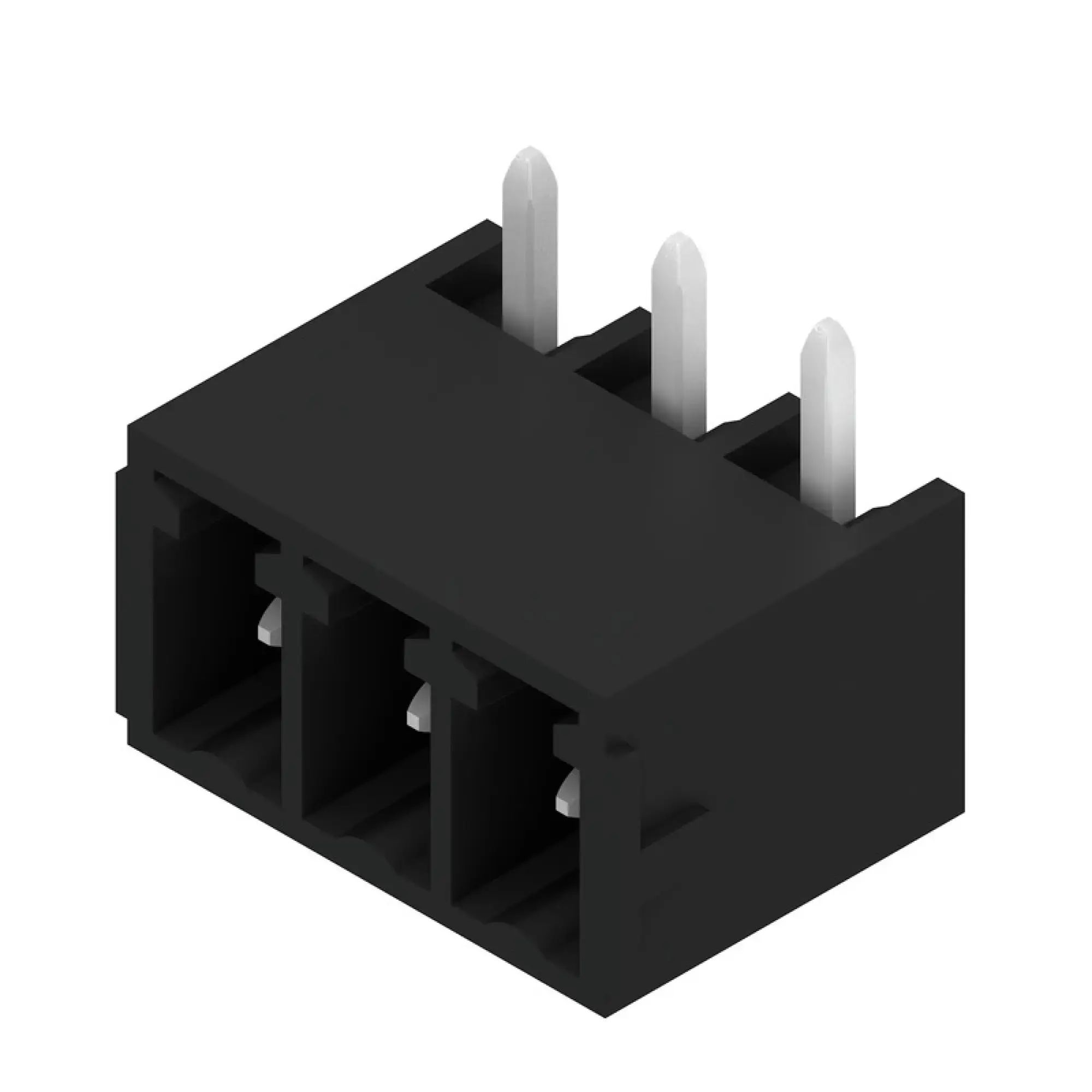 Weidmüller 1037880000 PCB connector (board connection), 160 V, 17.5 A, Pitch in mm: 3.81, Number of poles: 3, THT solder connection, Box (img_001)