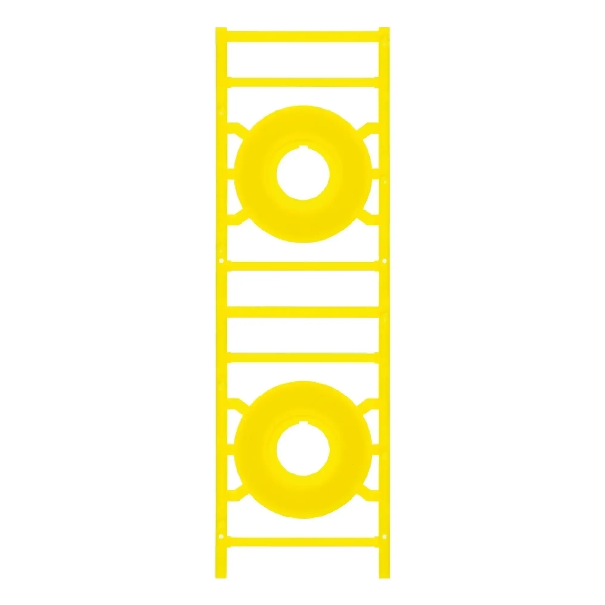 Weidmüller 1323750000 Device marking, Width: 60 mm, Polyamide 66, yellow, Operating temperature range: -40...60 °C (img_001)
