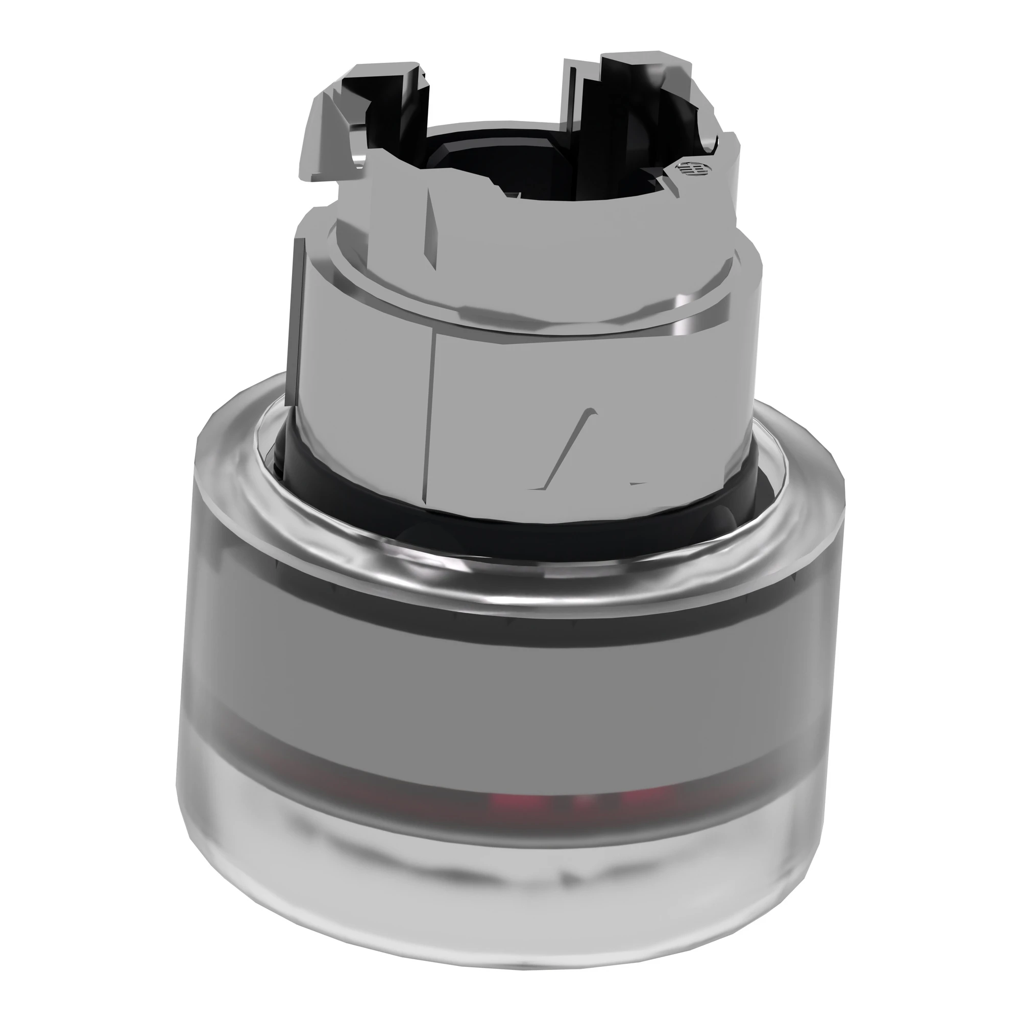 Schneider Electric ZB4BW543 Illuminated Push Button, Front Element, Harmony XB4, Metal, 22mm, Red, Momentary, with Protective Cap, for Universal LED (img_007)