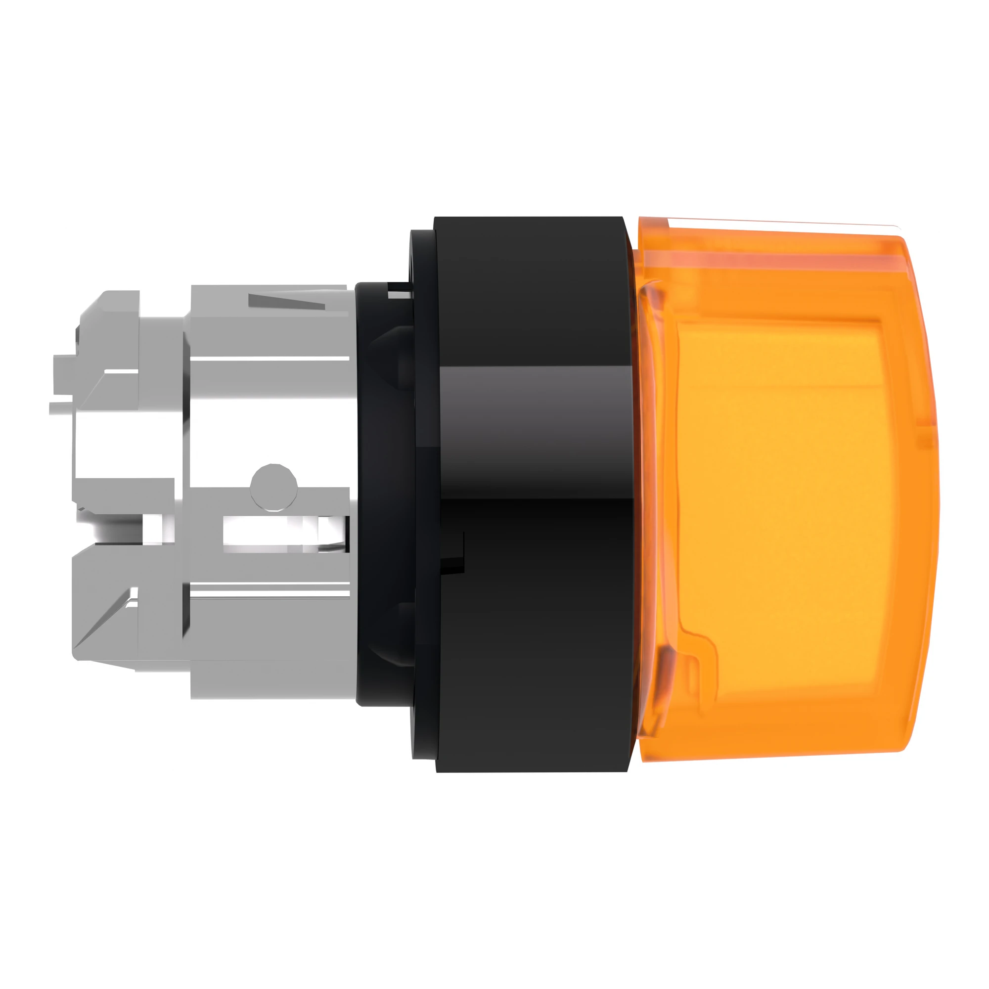 Schneider Electric ZB4BK15537 Illuminated Selector Switch, Front Element, Harmony XB4, Metal Black, 22mm, Orange, for universal LED, 3 Positions (img_002)