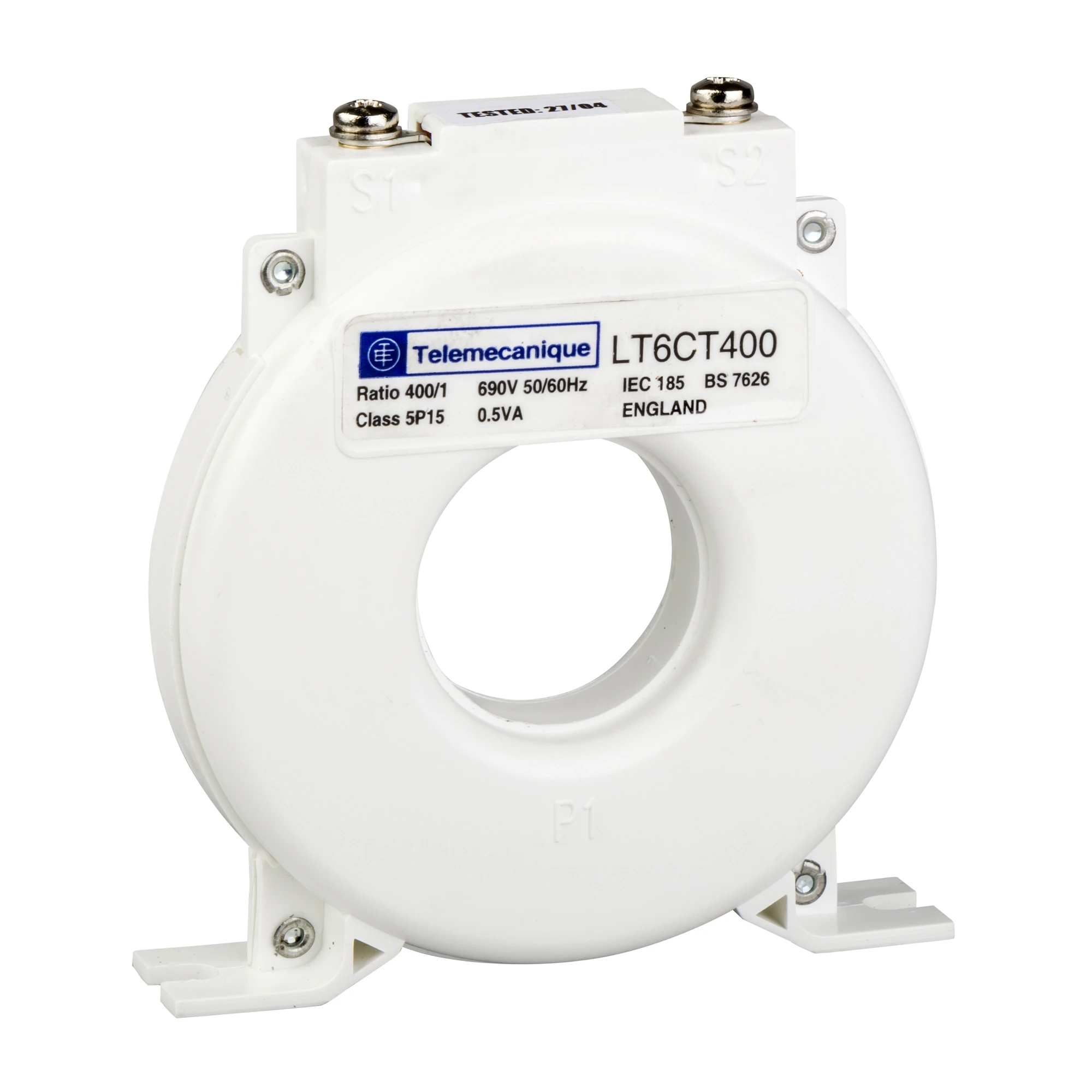 Schneider Electric LT6CT4001 Current Transformer TeSys T LT6CT, 400/1A, Accuracy: Class 5p (img_001) Schneider Electric LT6CT4001 Current Transformer TeSys T LT6CT, 400/1A, Accuracy: Class 5p (img_001)