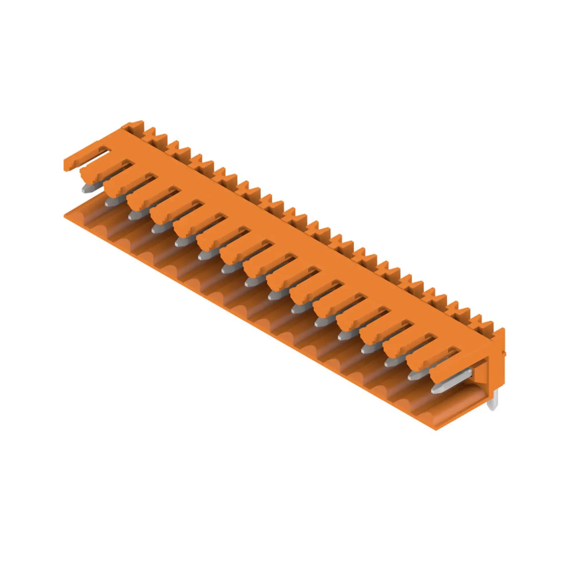 Weidmüller 1597350000 PCB connector (board connection), 160 V, 17 A, Pitch in mm: 3.50, Number of poles: 16, THT solder connection, Box (img_001) Weidmüller 1597350000 PCB connector (board connection), 160 V, 17 A, Pitch in mm: 3.50, Number of poles: 16, THT solder connection, Box (img_001)