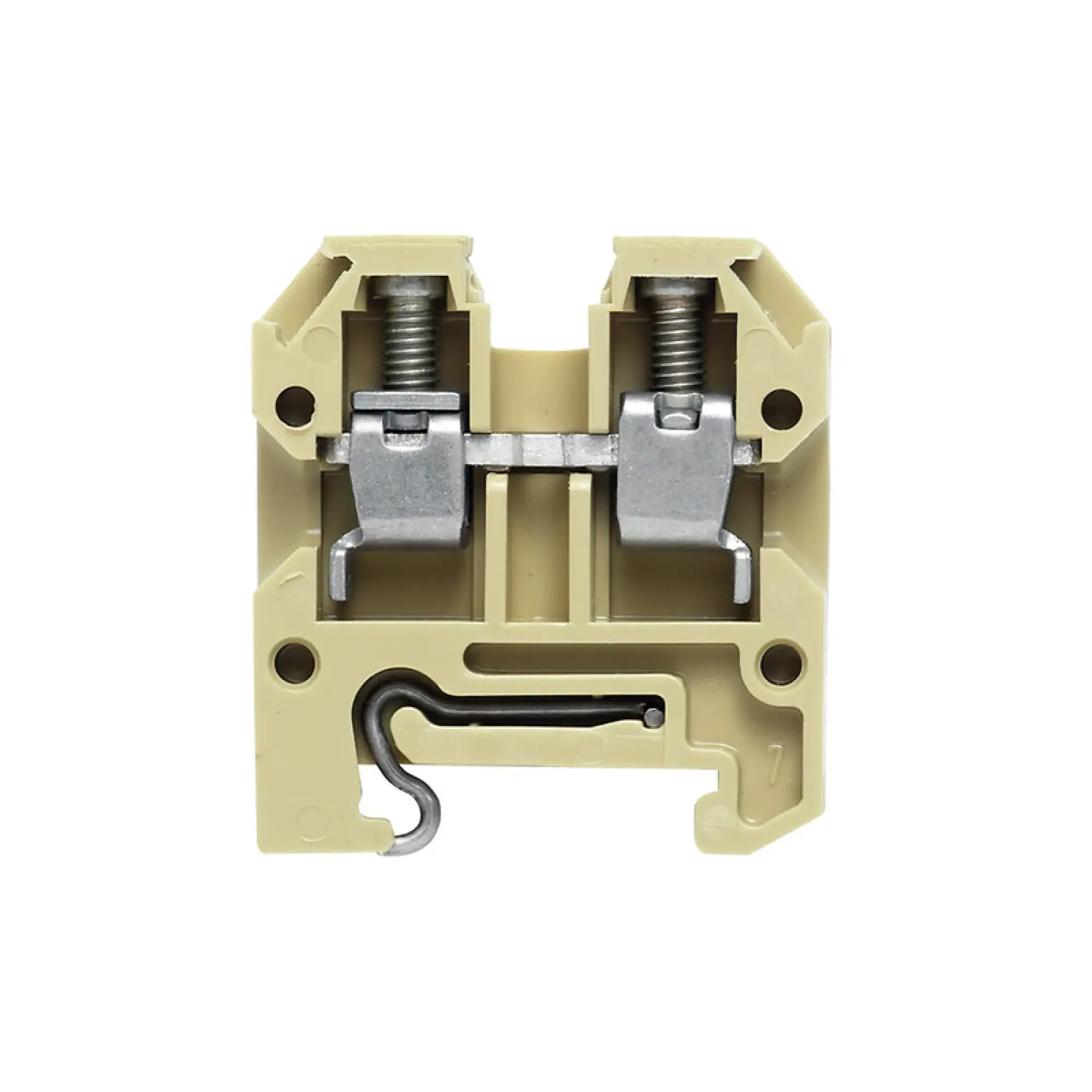 Weidmüller 0359560000 Feed-through terminal block, Screw connection, beige / yellow, dark beige, 4 mm², 32 A, 400 V, Number of connections: 2 (img_001) Weidmüller 0359560000 Feed-through terminal block, Screw connection, beige / yellow, dark beige, 4 mm², 32 A, 400 V, Number of connections: 2 (img_001)