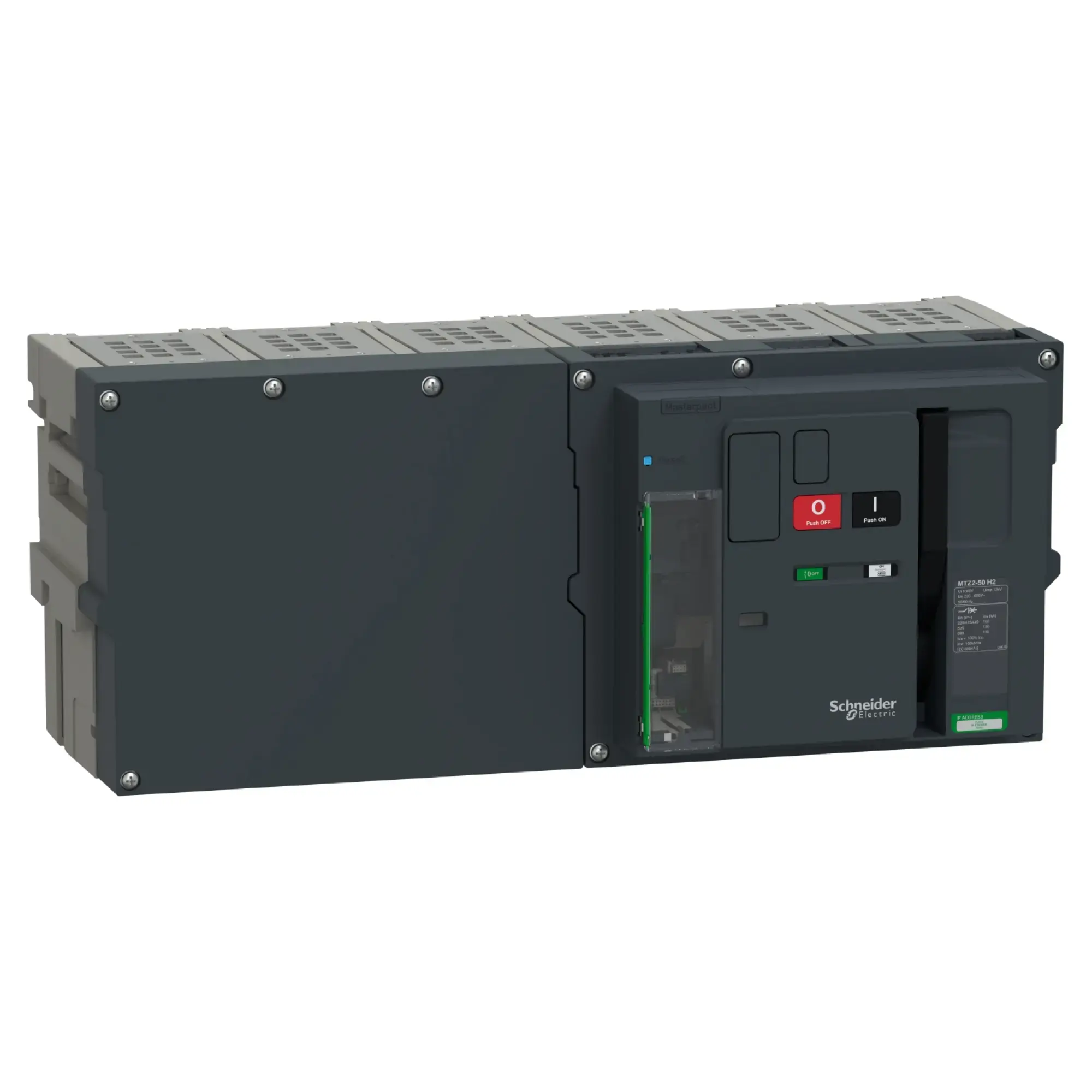 Schneider Electric LV948343 MasterPacT MTZ3 50 5000A H2 150kA/440VAC (Icu) 3P Grundschalter Einschub für MicroLogic Active (img_002) Schneider Electric LV948343 MasterPacT MTZ3 50 5000A H2 150kA/440VAC (Icu) 3P Grundschalter Einschub für MicroLogic Active (img_002)