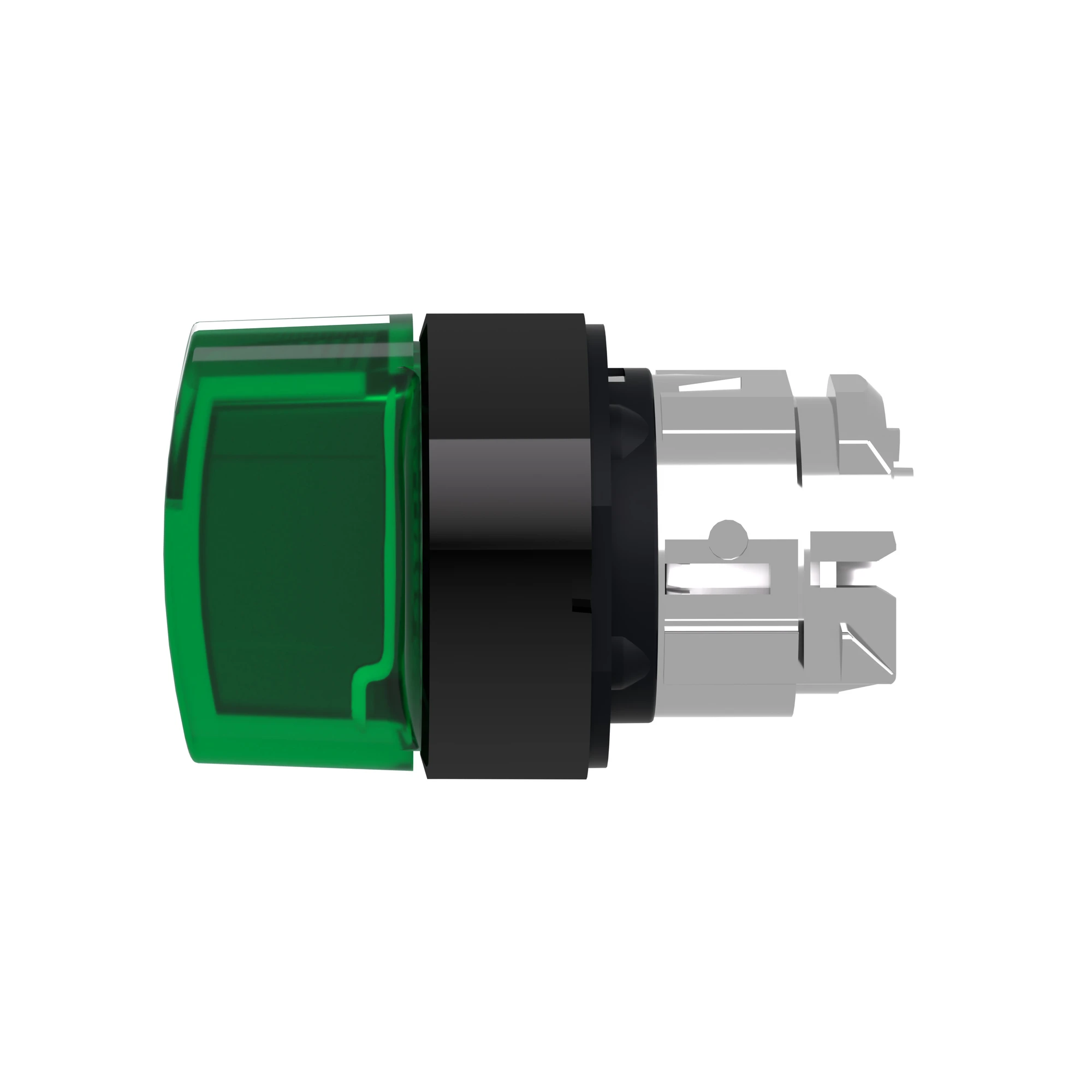 Schneider Electric ZB4BK15337 Illuminated selector switch, front element, Harmony XB4, black metal, 22mm, green, for universal LED, 3 positions (img_007)