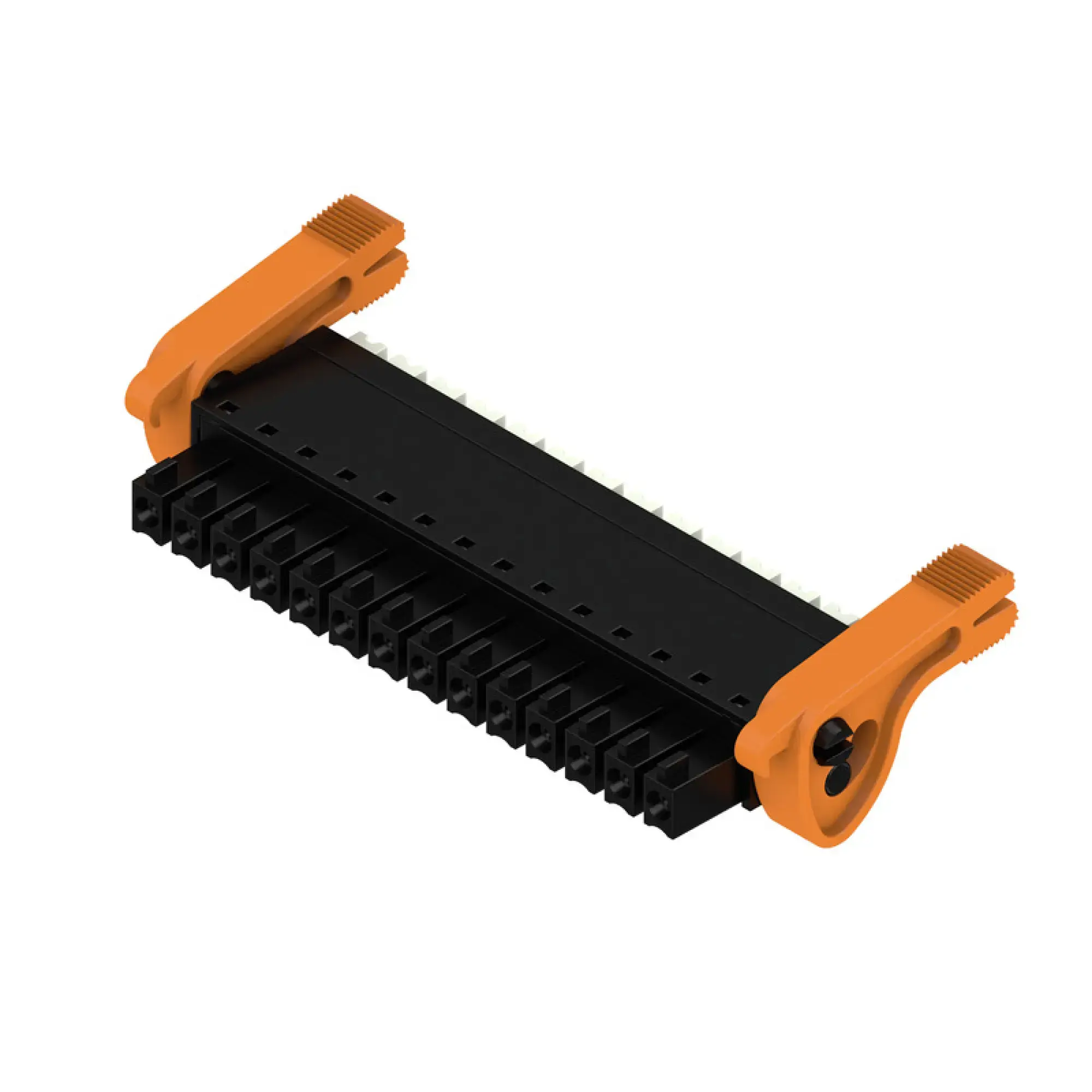 Weidmüller 2442860000 PCB connector (wire connection), 160 V, 17.5 A, Pitch in mm: 3.81, 1.5 mm², Number of poles: 14, PUSH IN with actuator, Box (img_001)