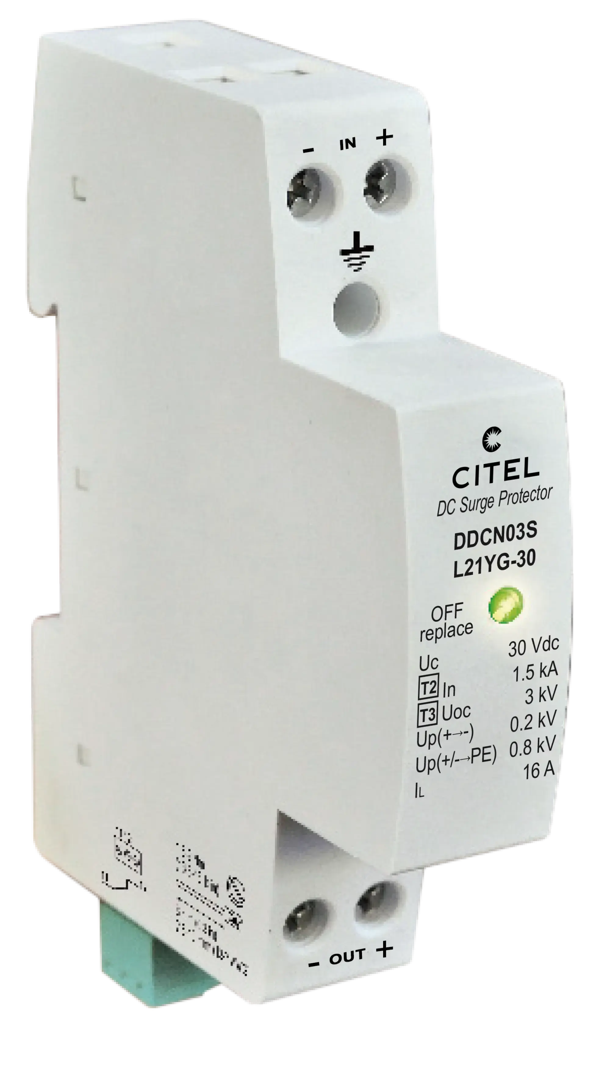 Citel 70125042 Überspannungsableiter 2-polig Typ 3 für DC-Anwendungen bis 30 VDC, Netztrennung (img_001) Citel 70125042 Überspannungsableiter 2-polig Typ 3 für DC-Anwendungen bis 30 VDC, Netztrennung (img_001)