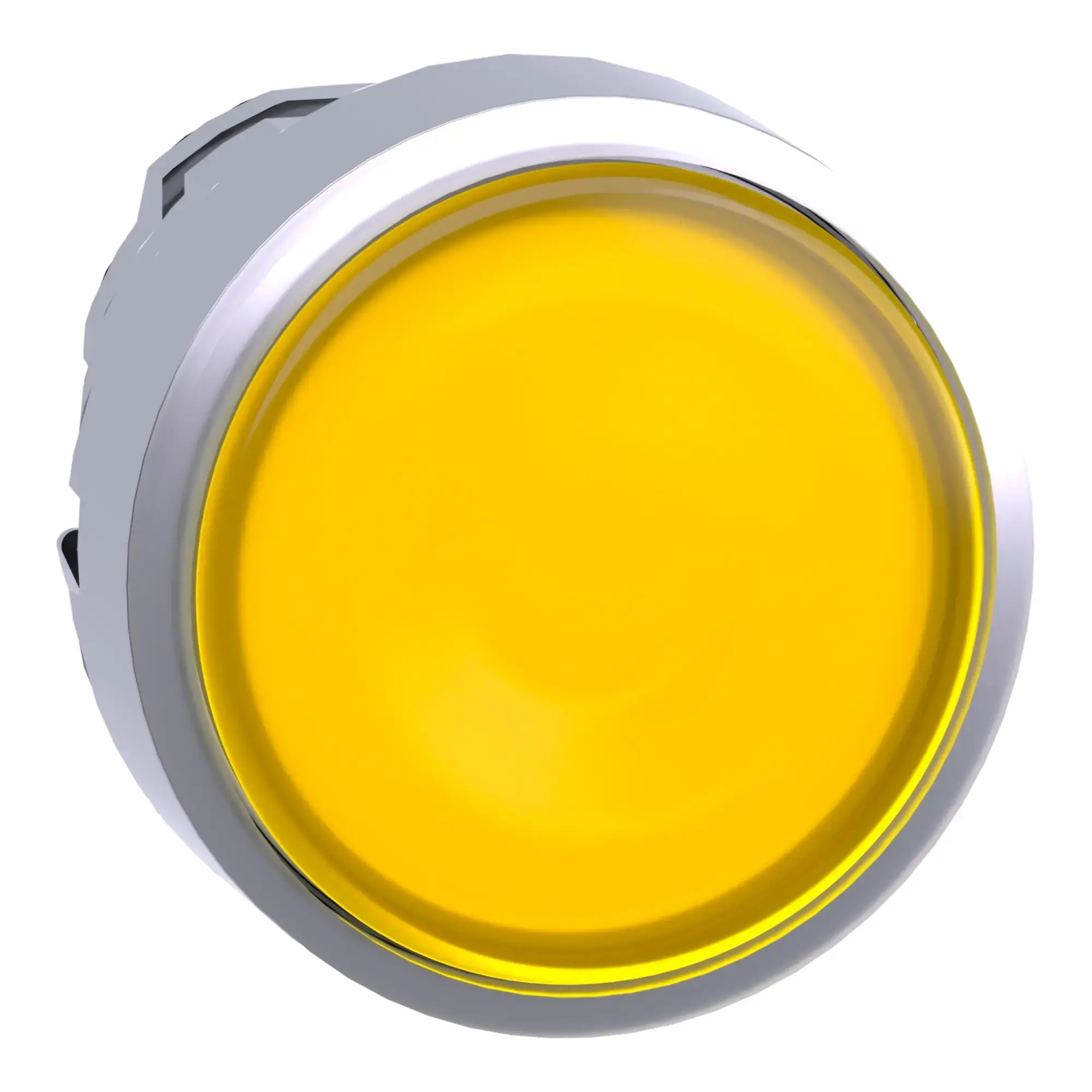 Schneider Electric ZB4BA88 Illuminated push-button, front element, Harmony XB4, metal, 22mm, yellow, momentary, for universal LED, for insertion label (img_008)