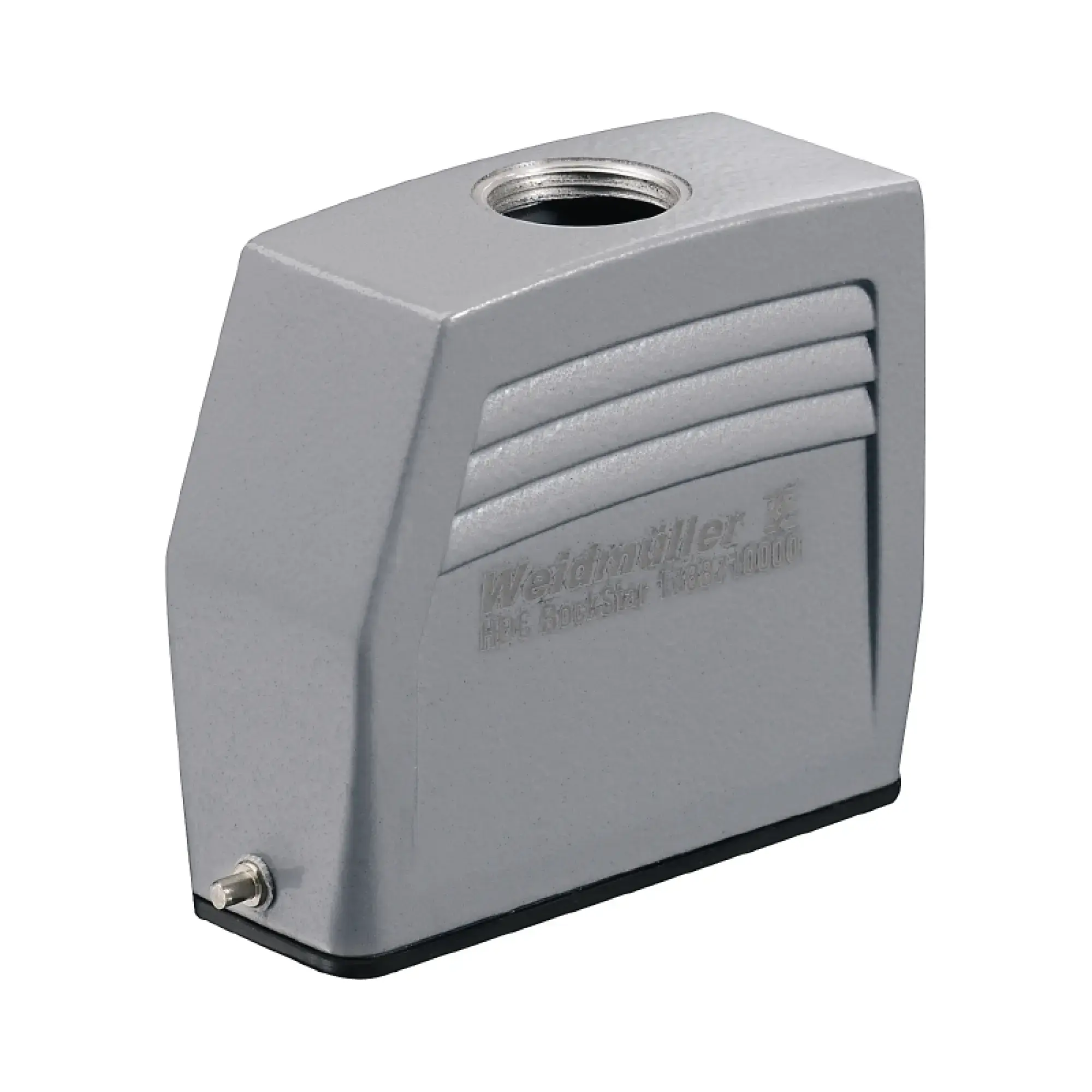 Weidmüller 1664870000 Housing (industry plug-in connectors), Cable entry from top, Plug housing, End-locking clamp, lower side, Size: 5, IP65 (in plugged condition) (img_001)