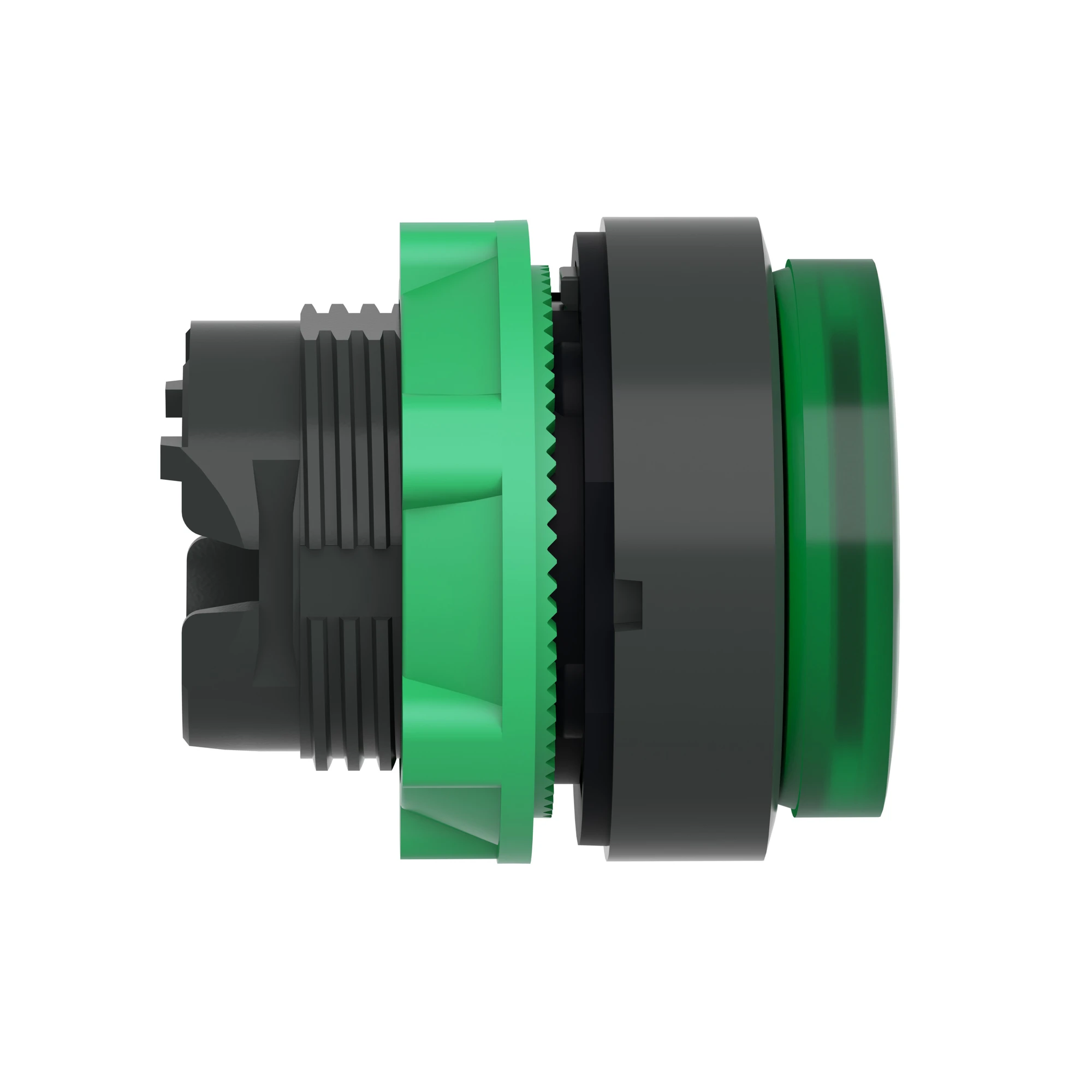 Schneider Electric ZB5AW133 Illuminated Pushbutton, Front Element, Harmony XB5, Plastic, 22mm, Green, Projecting, for Universal LED (img_004)