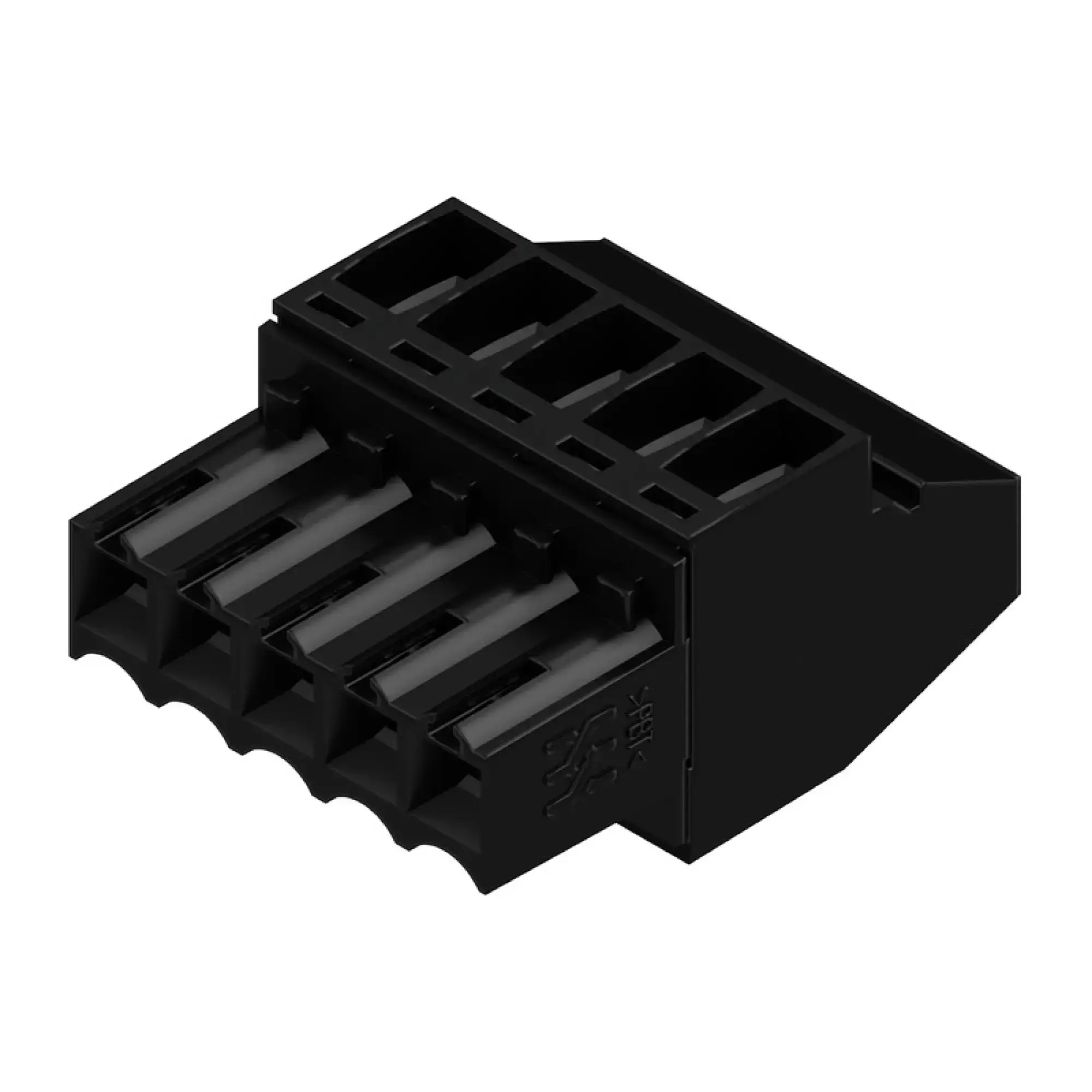 Weidmüller 1638810000 PCB connector (wire connection), 160 V, 12 A, Pitch in mm: 3.50, 1.5 mm², Number of poles: 5, Clamping yoke connection, Box (img_001)